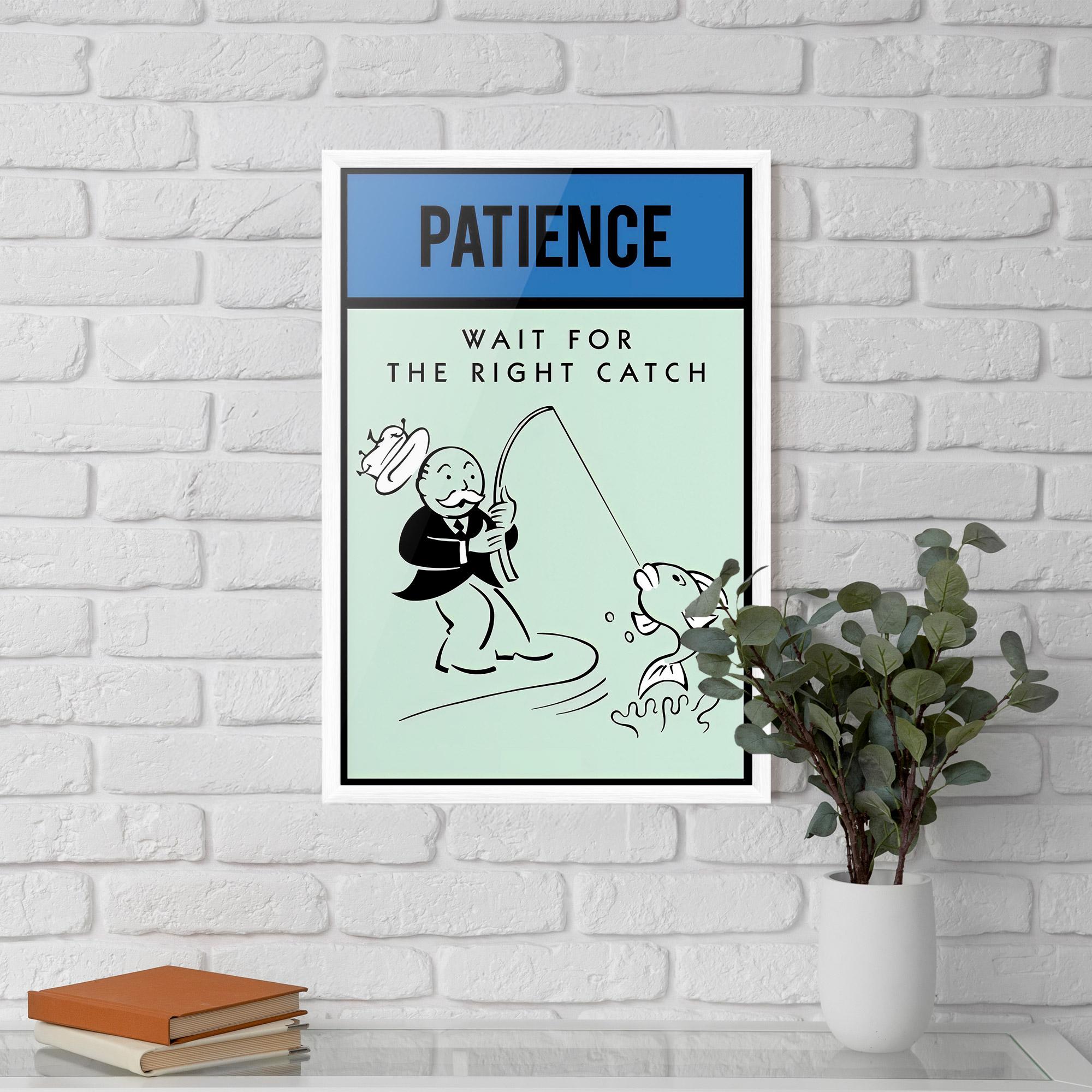 Poster Înrămat Patience mockup 5
