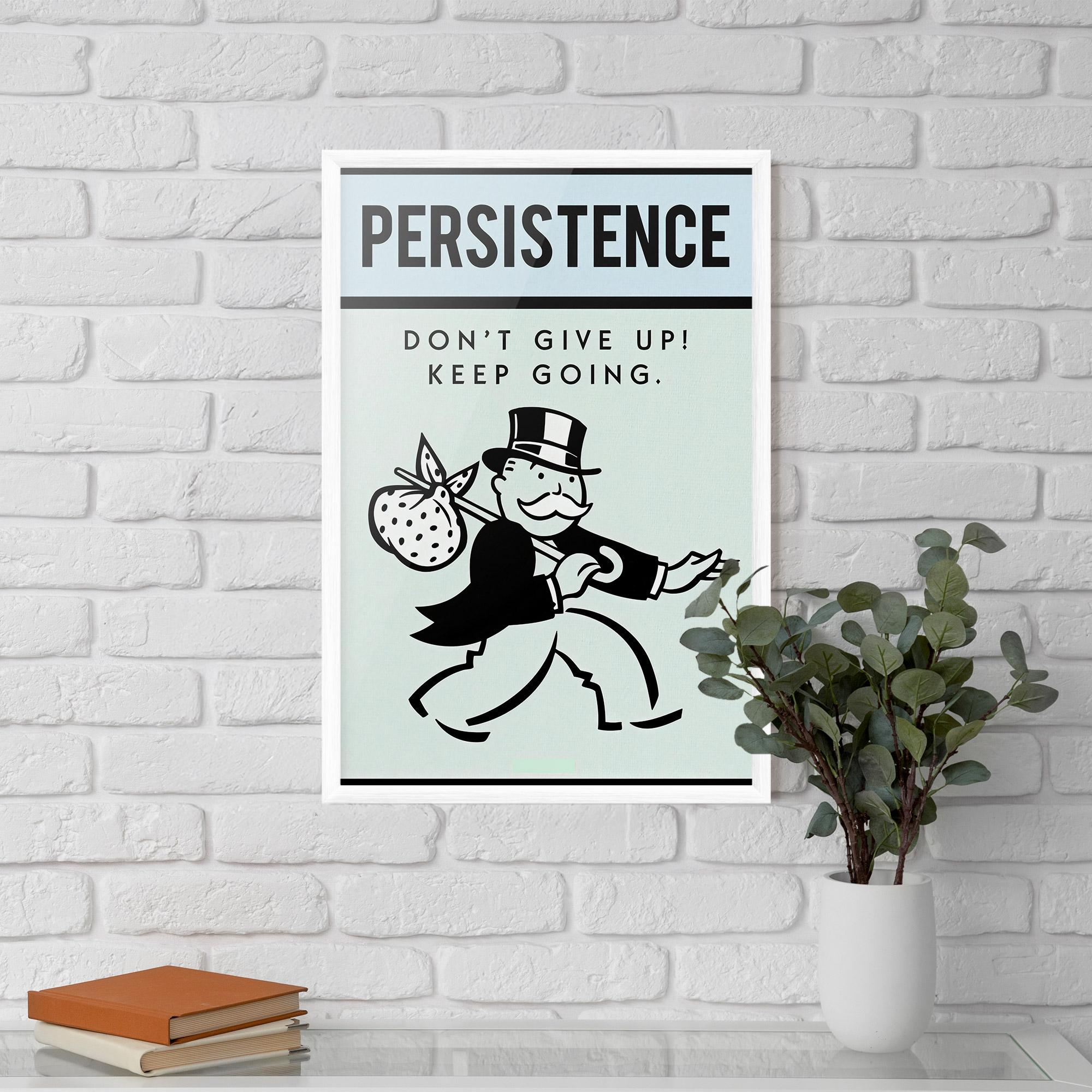 Poster Înrămat Persistence mockup 5