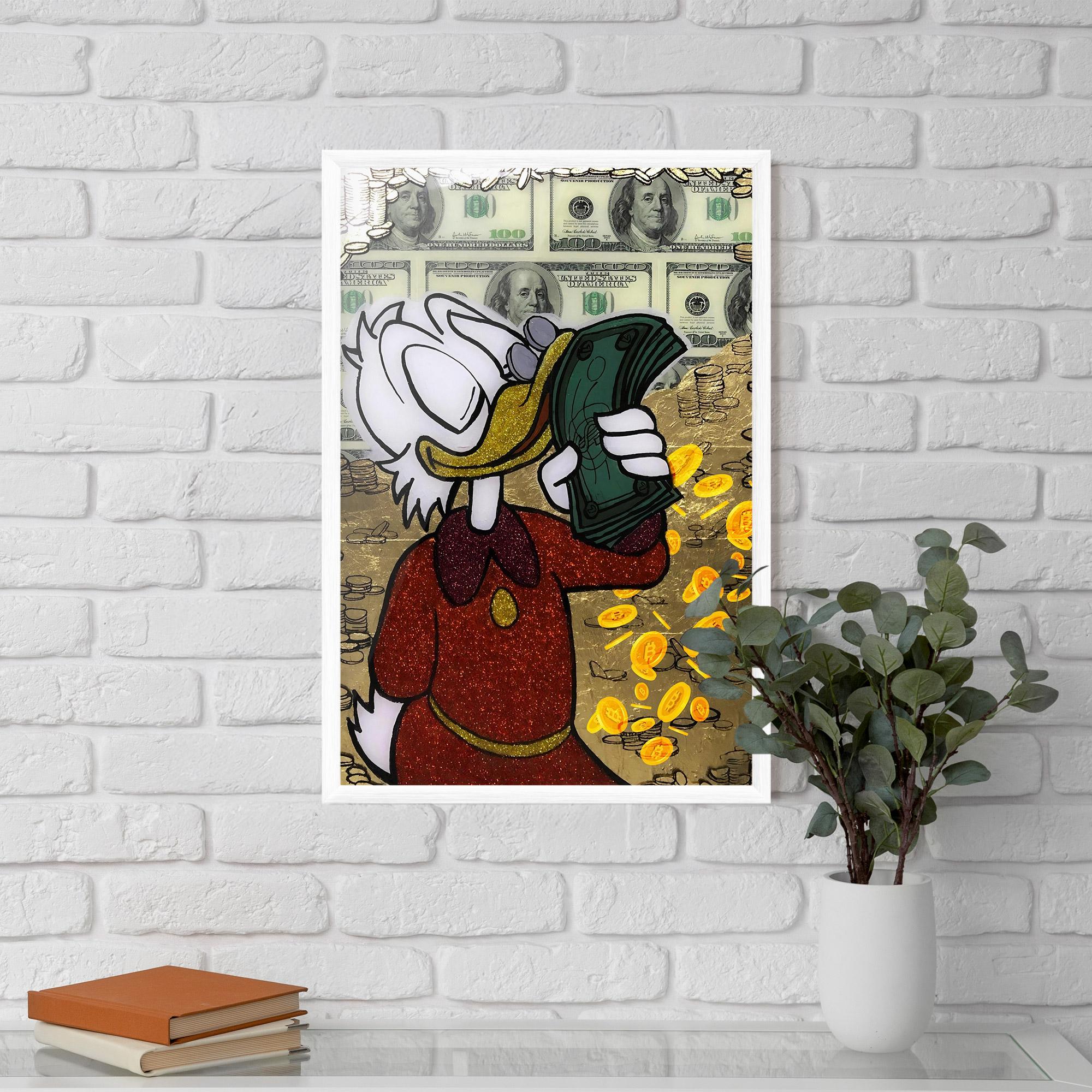 Poster Înrămat Smell Like Money mockup 5