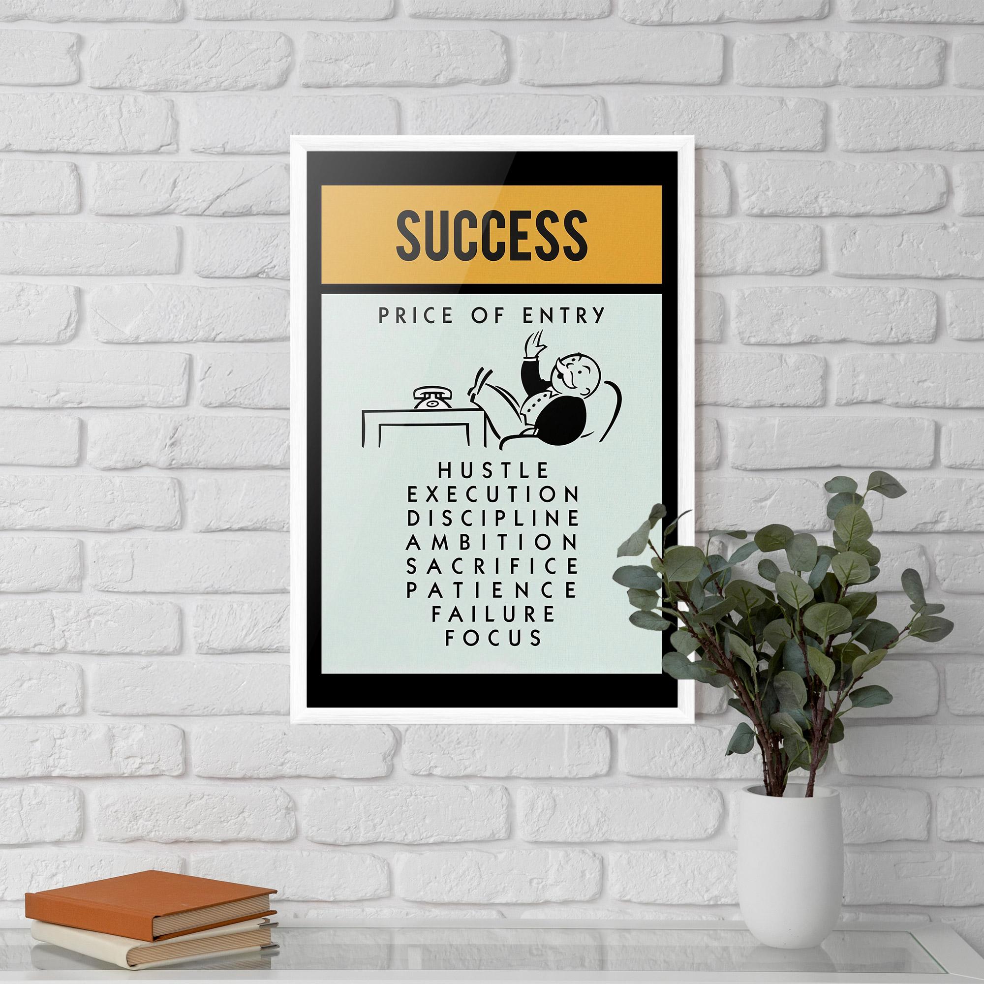 Poster Înrămat Successs mockup 5