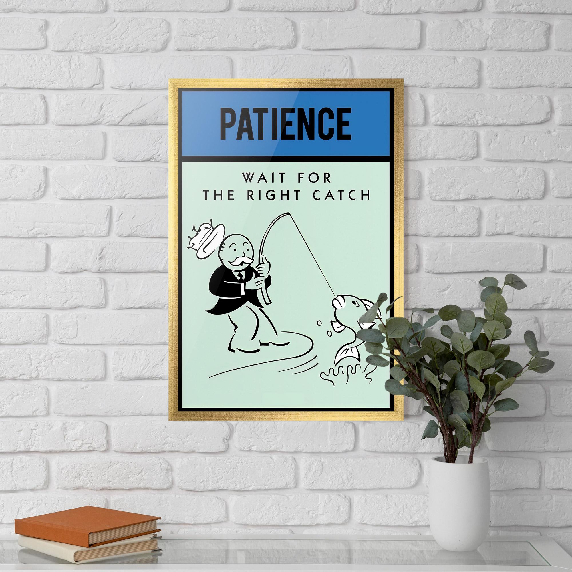 Poster Înrămat Patience mockup 5