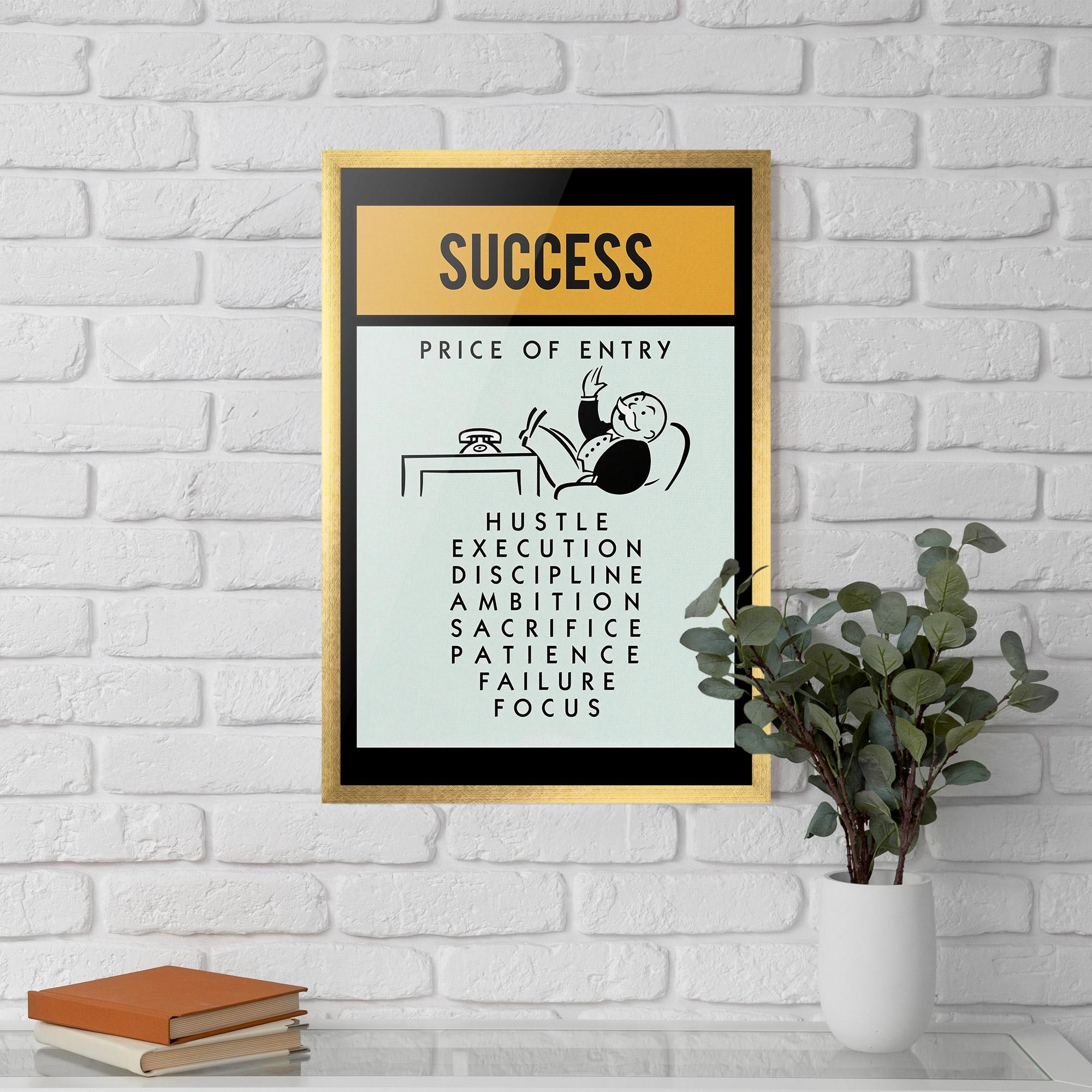 Poster Înrămat Successs mockup 5