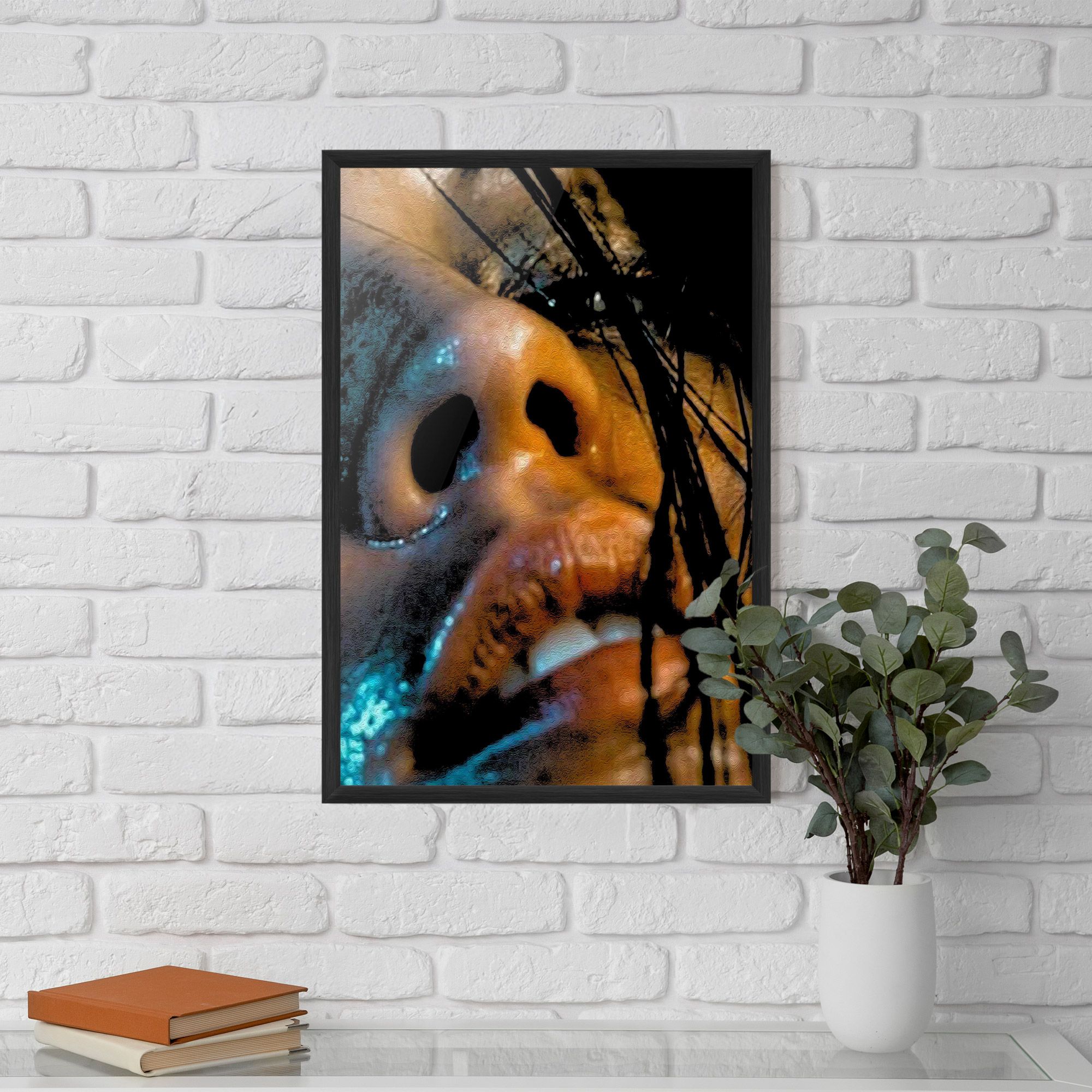 Blue Light Face mockup 5