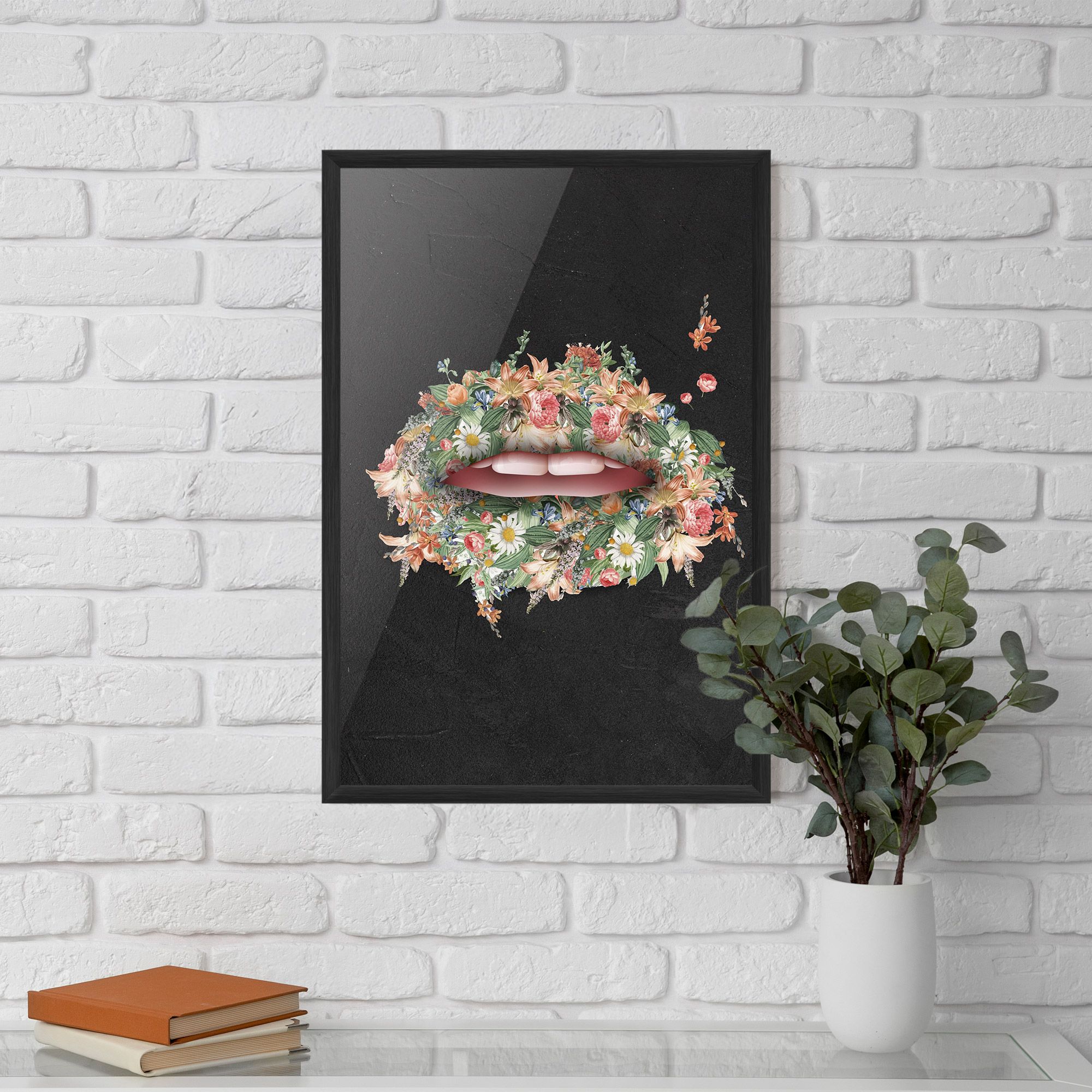 Flowers Lips mockup 5