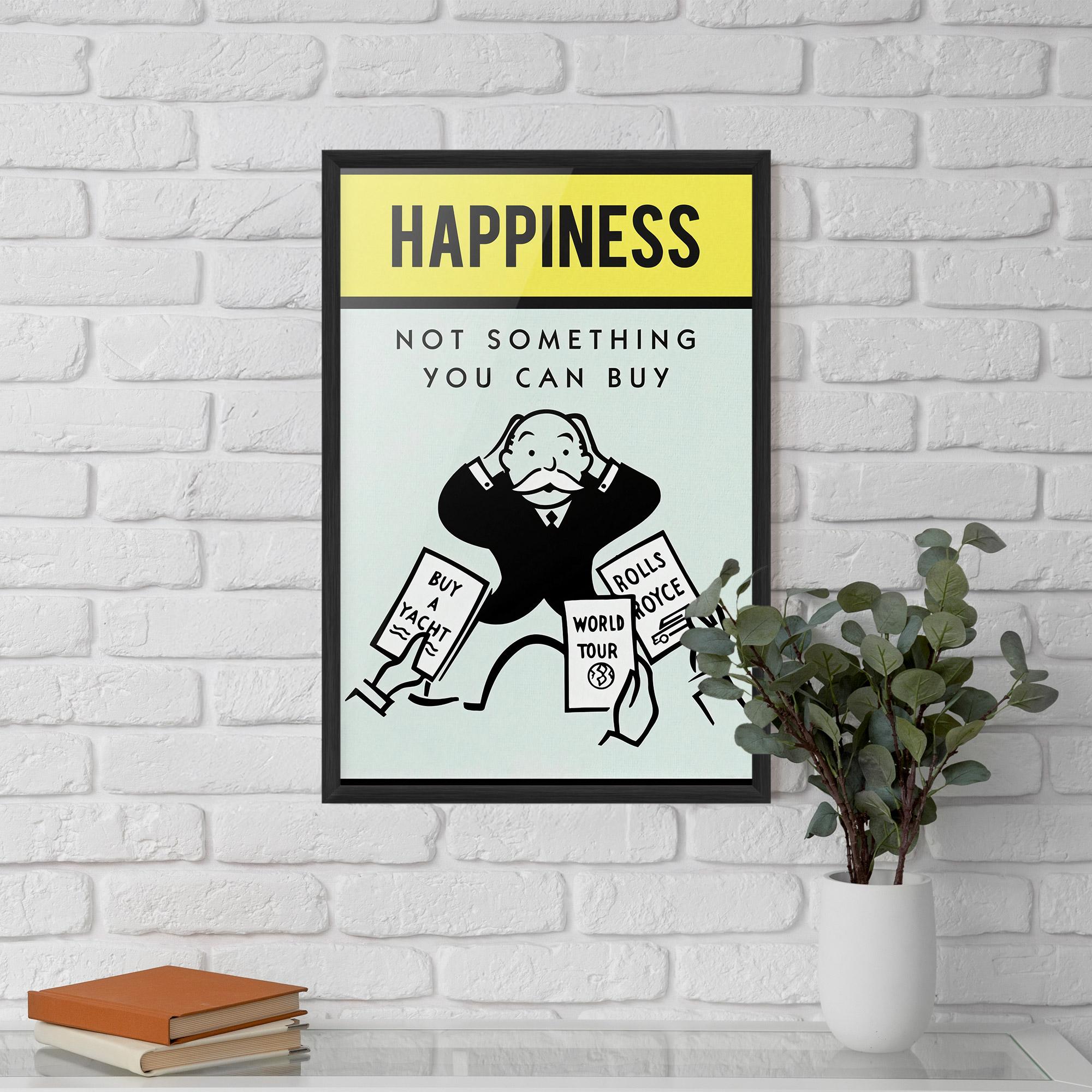 Poster Înrămat Happines mockup 5