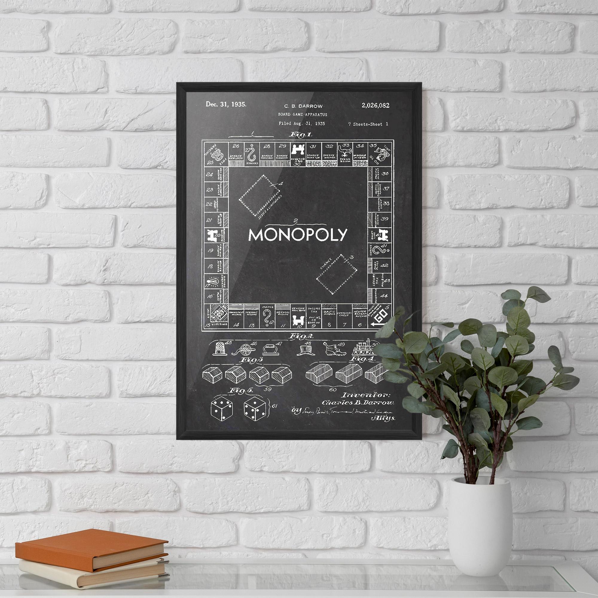 Poster Înrămat Monopoly Board mockup 5