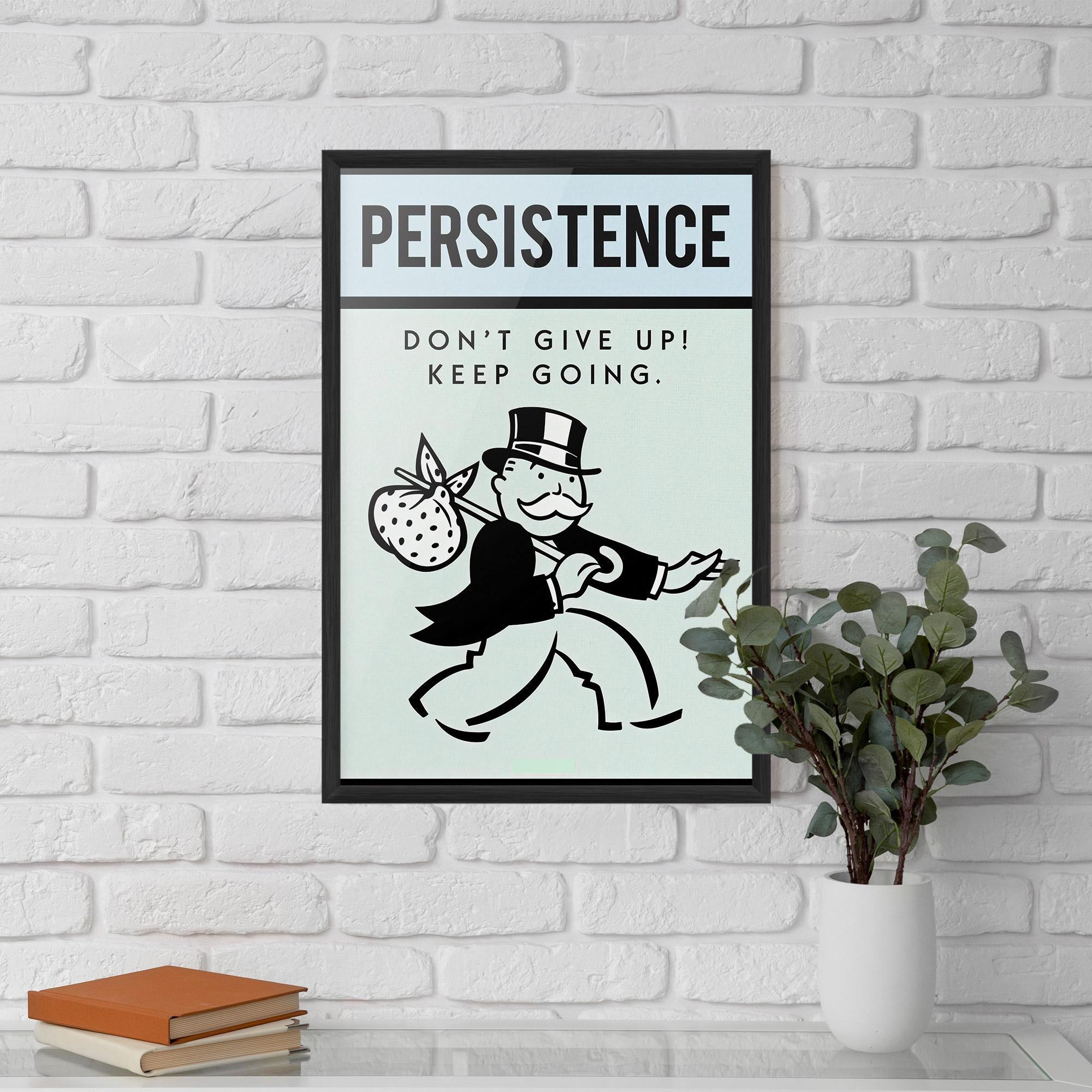Poster Înrămat Persistence mockup 5