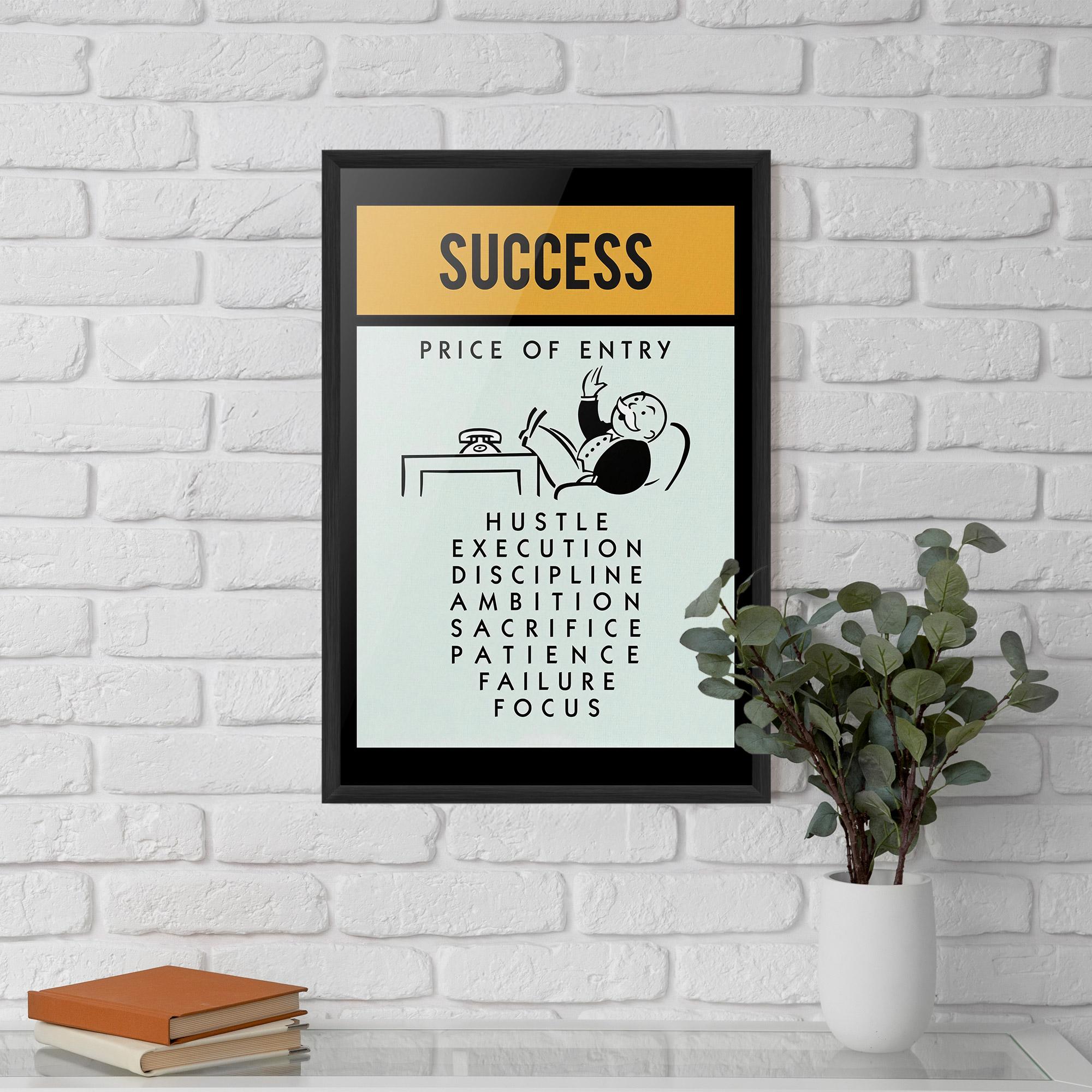Poster Înrămat Successs mockup 5