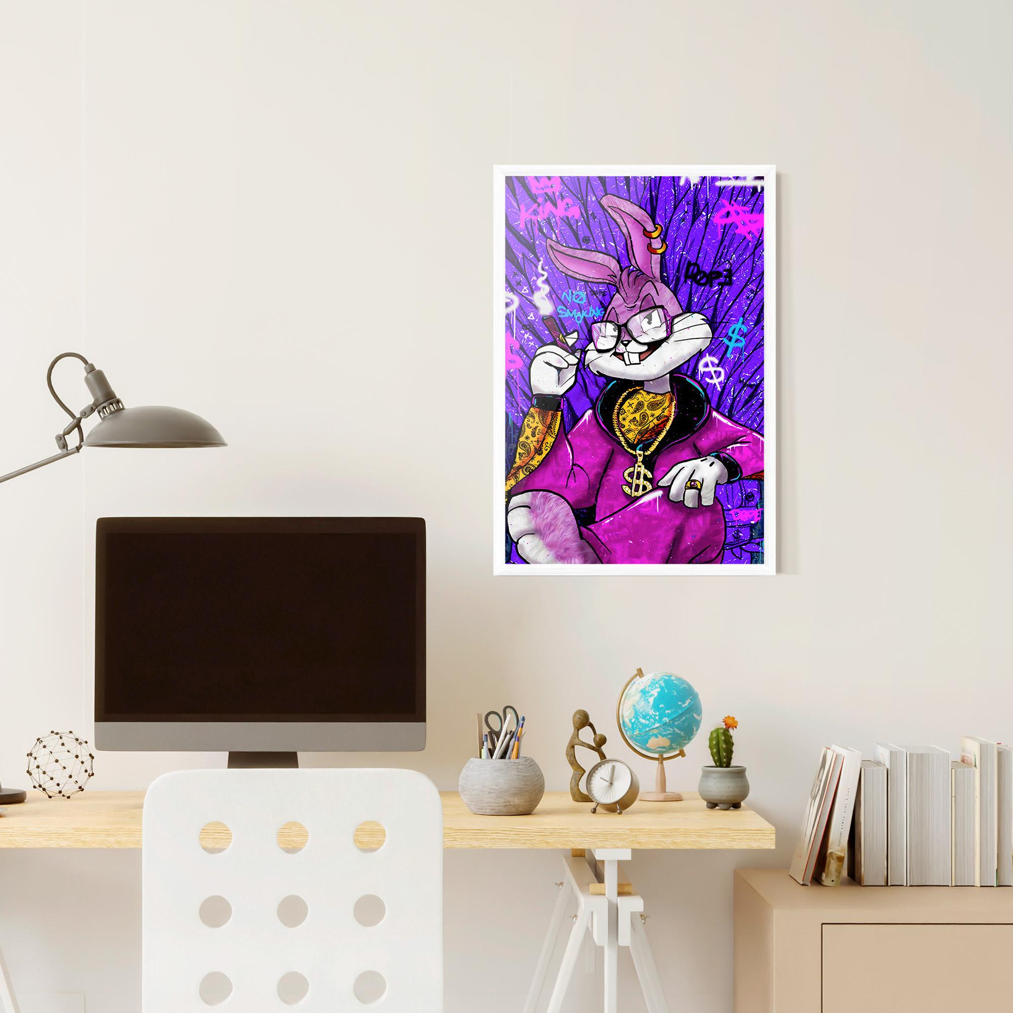 Poster Înrămat Boss Buny mockup 6