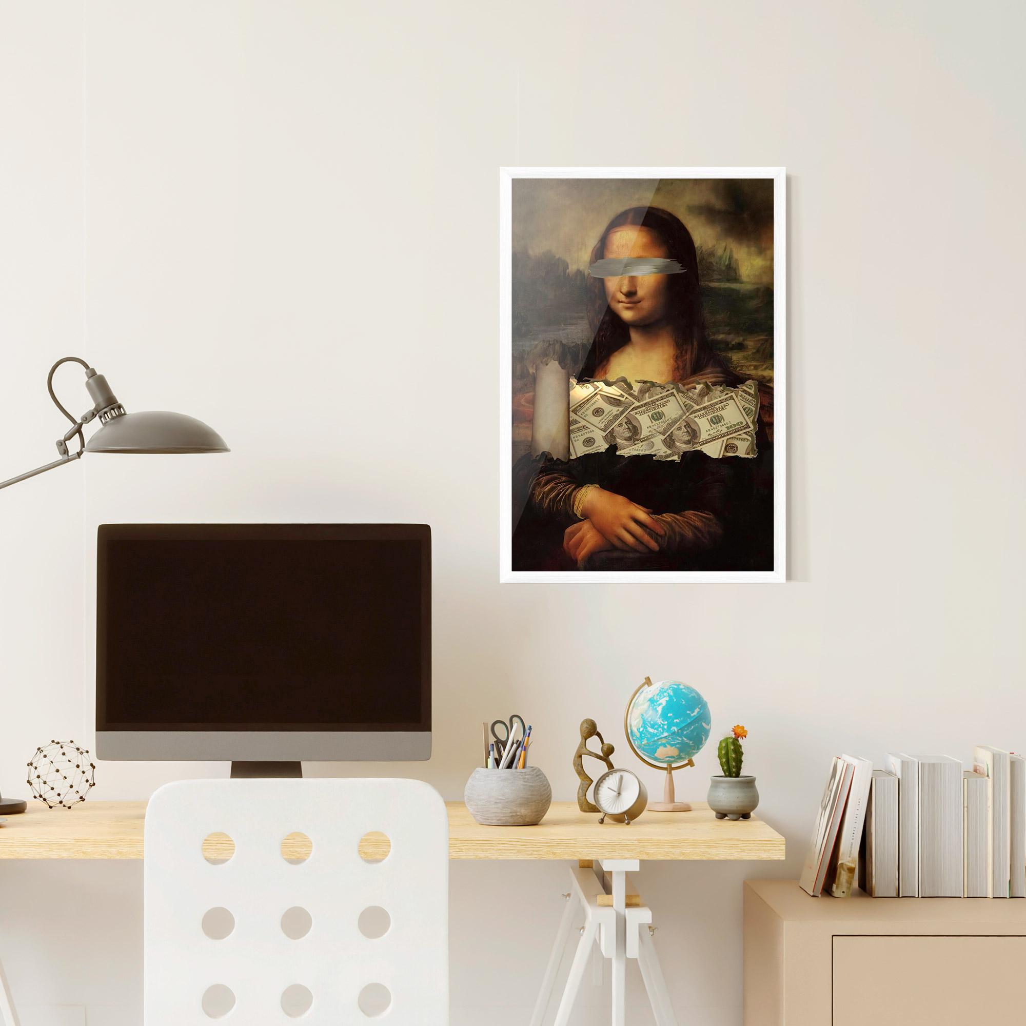 Poster Înrămat Money Lisa mockup 6