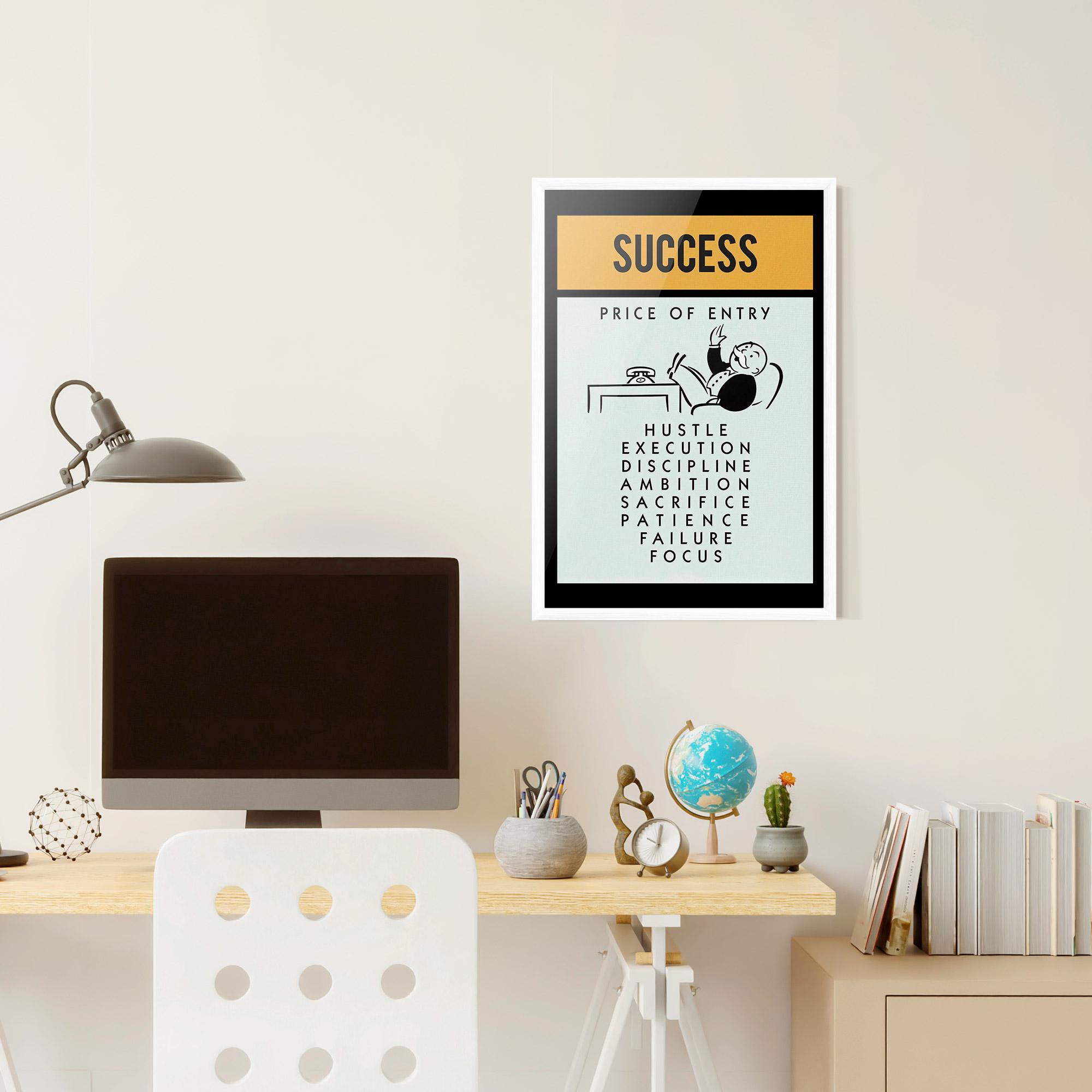 Poster Înrămat Successs mockup 6