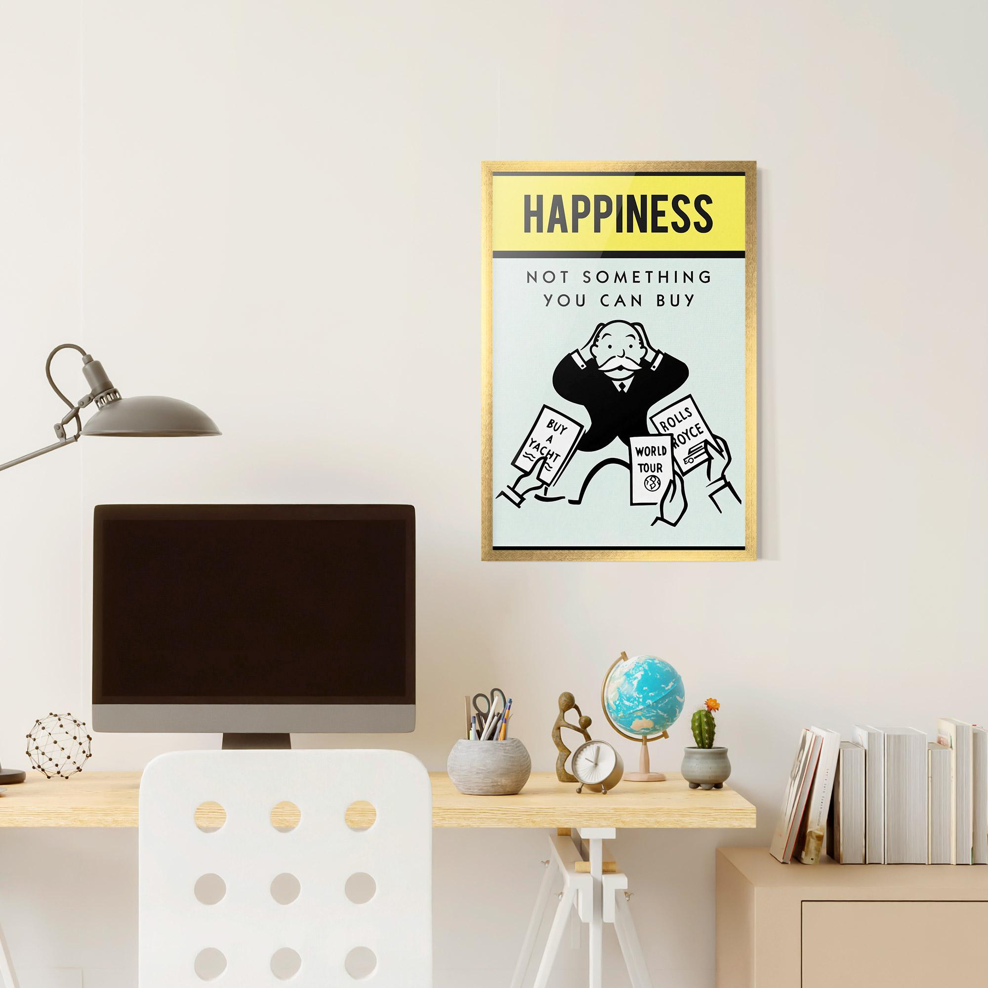 Poster Înrămat Happines mockup 6
