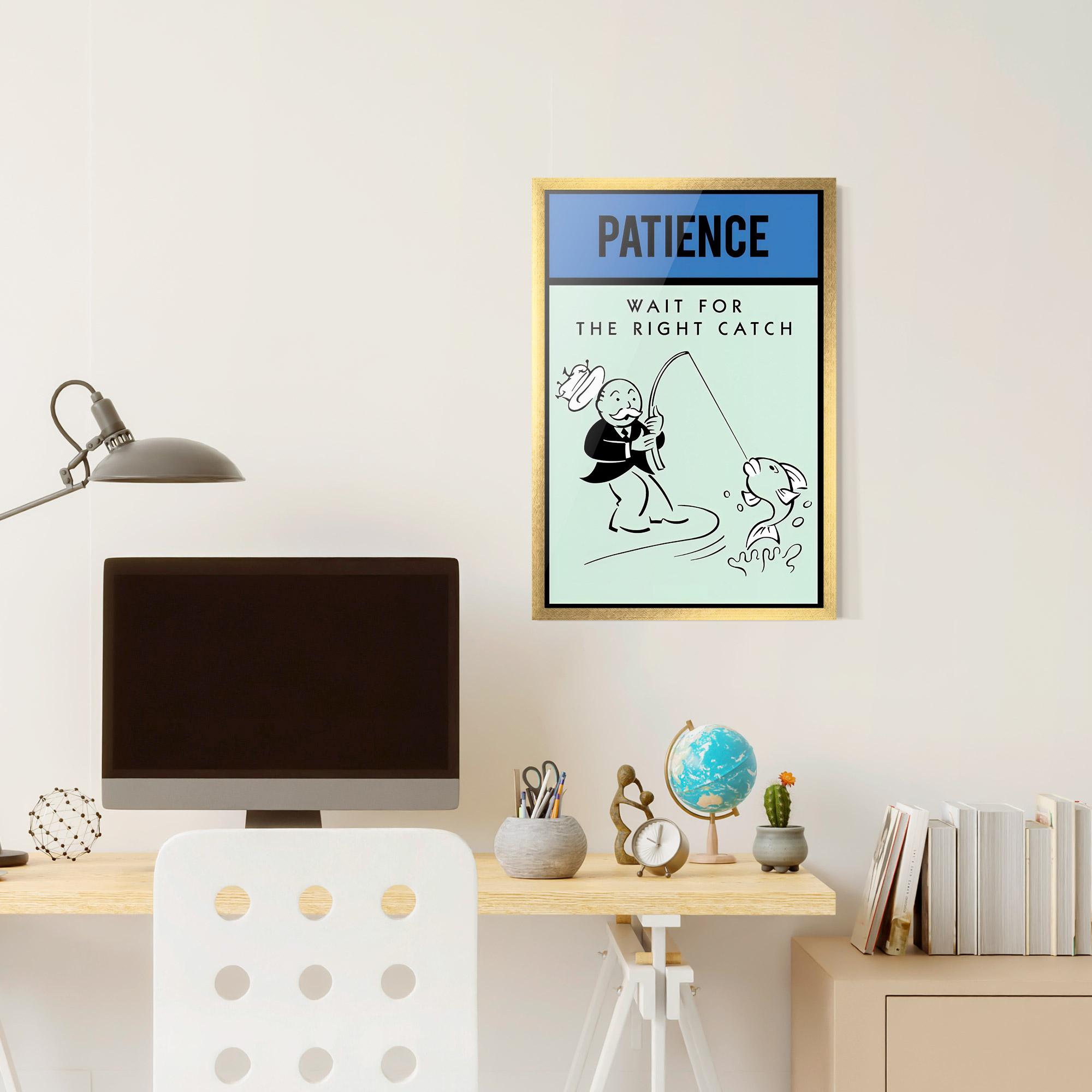 Poster Înrămat Patience mockup 6