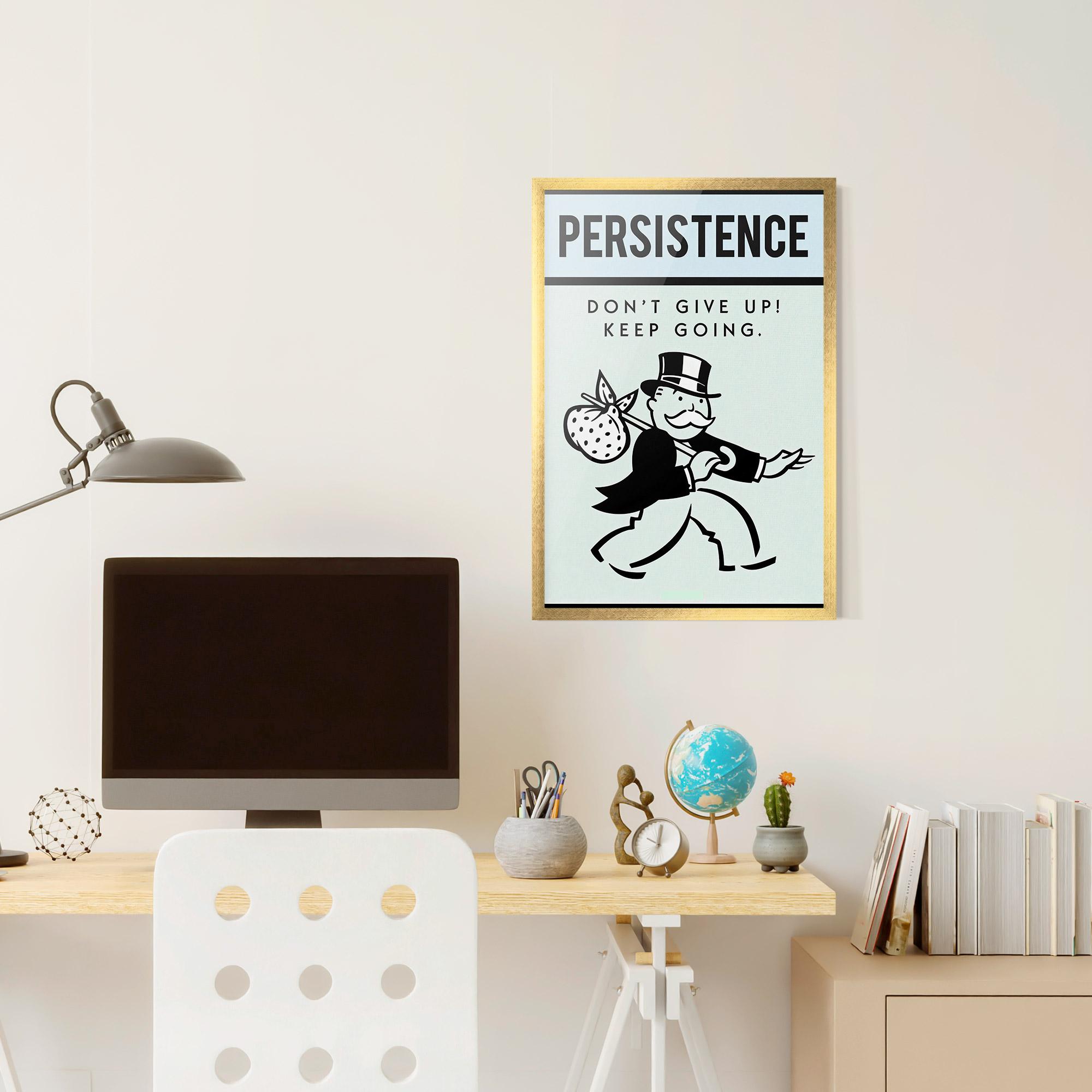 Poster Înrămat Persistence mockup 6