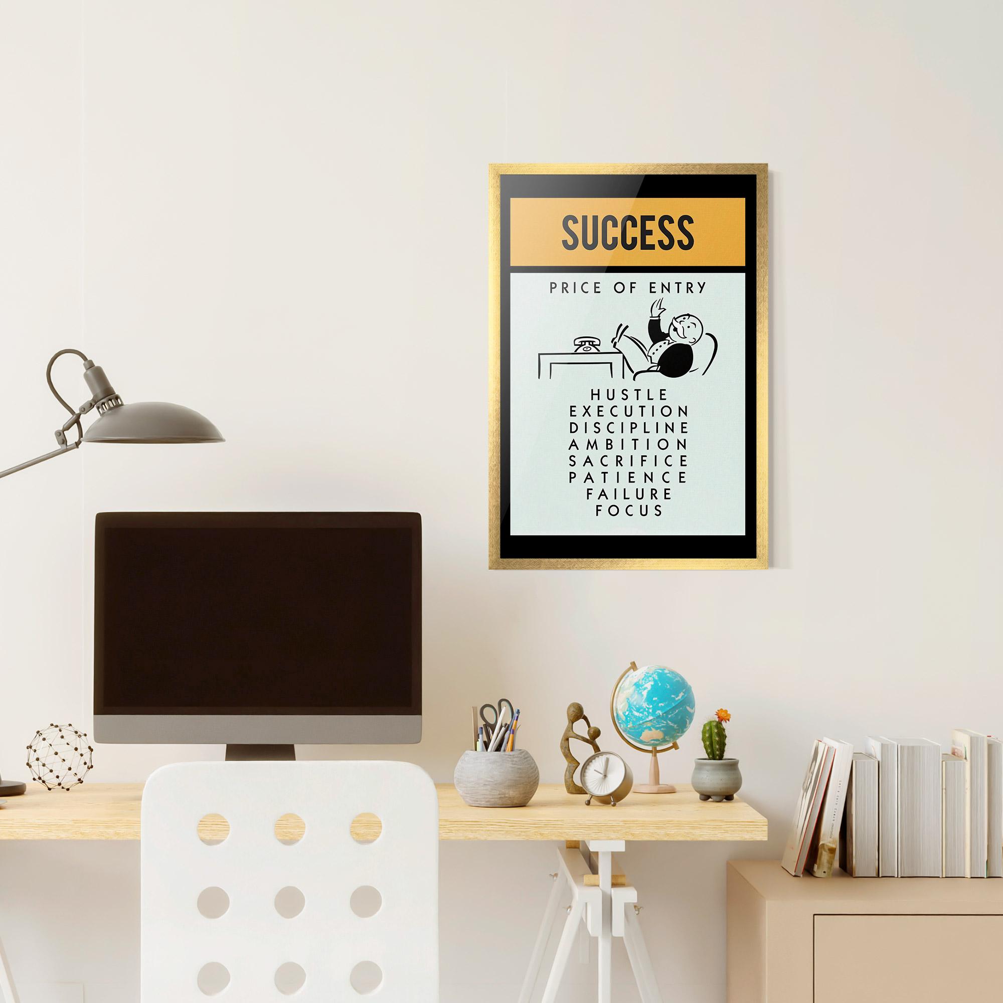 Poster Înrămat Successs mockup 6