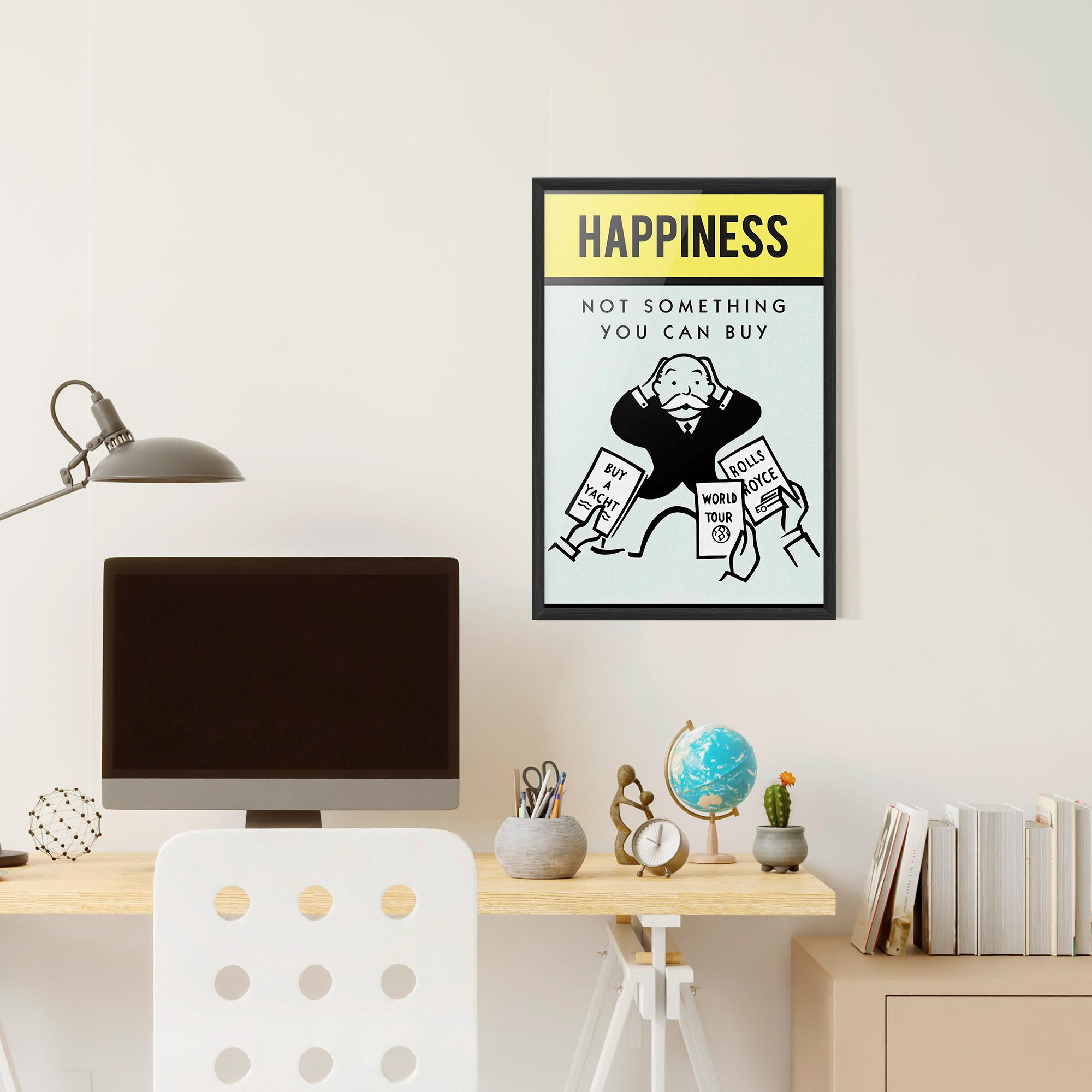 Poster Înrămat Happines mockup 6