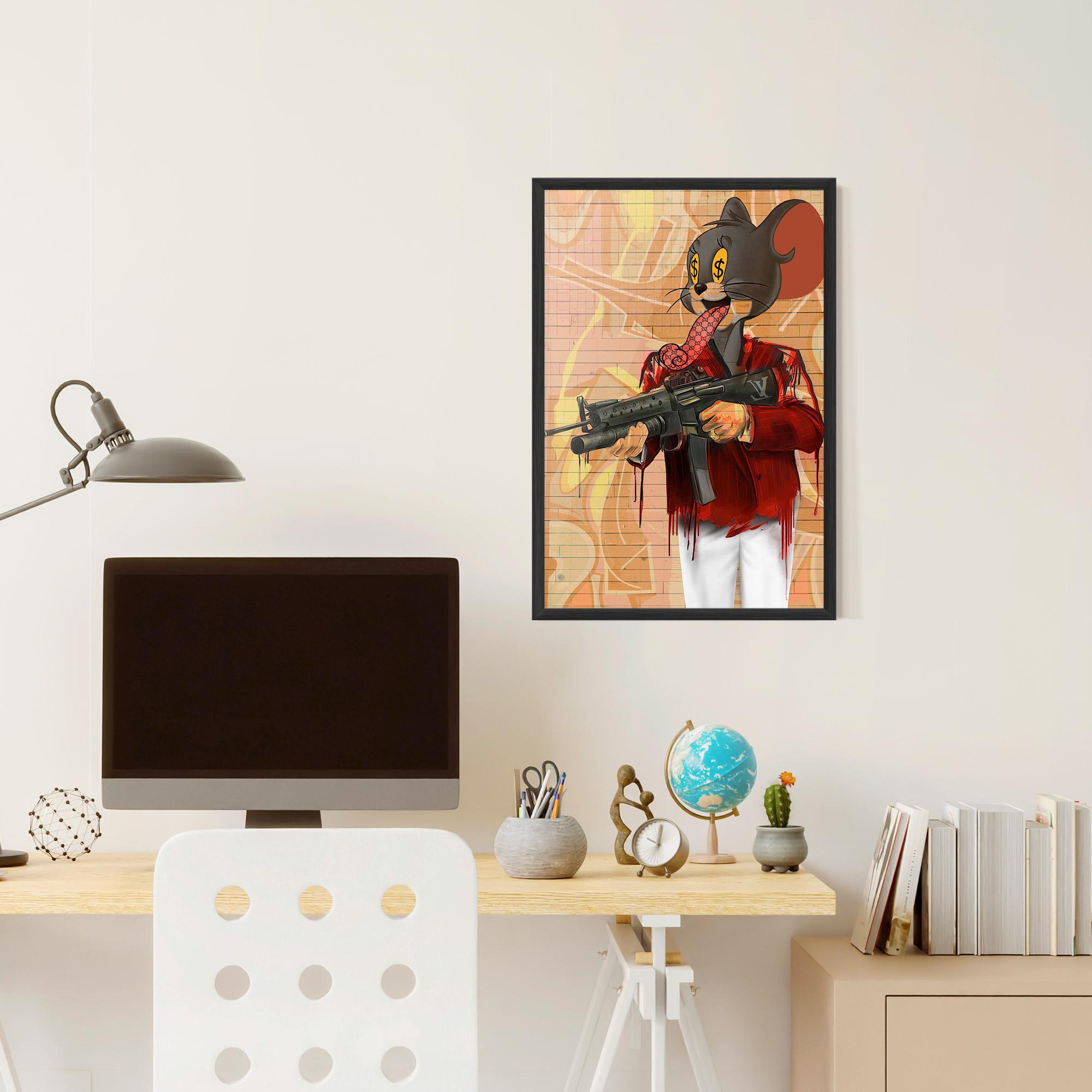 Poster Înrămat Jerry mockup 6