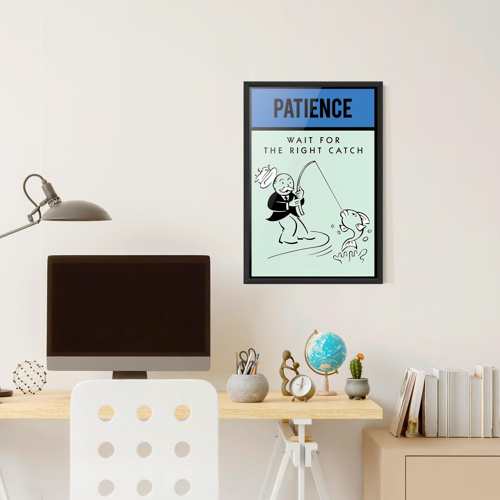 Poster Înrămat Patience mockup 6