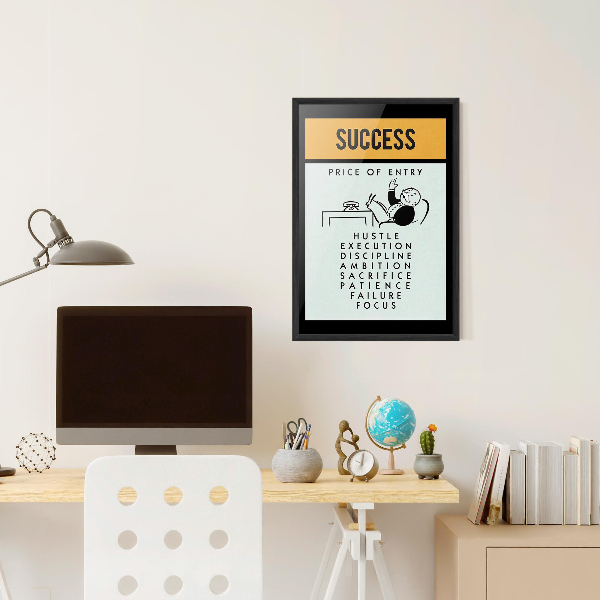 Poster Înrămat Successs mockup 6