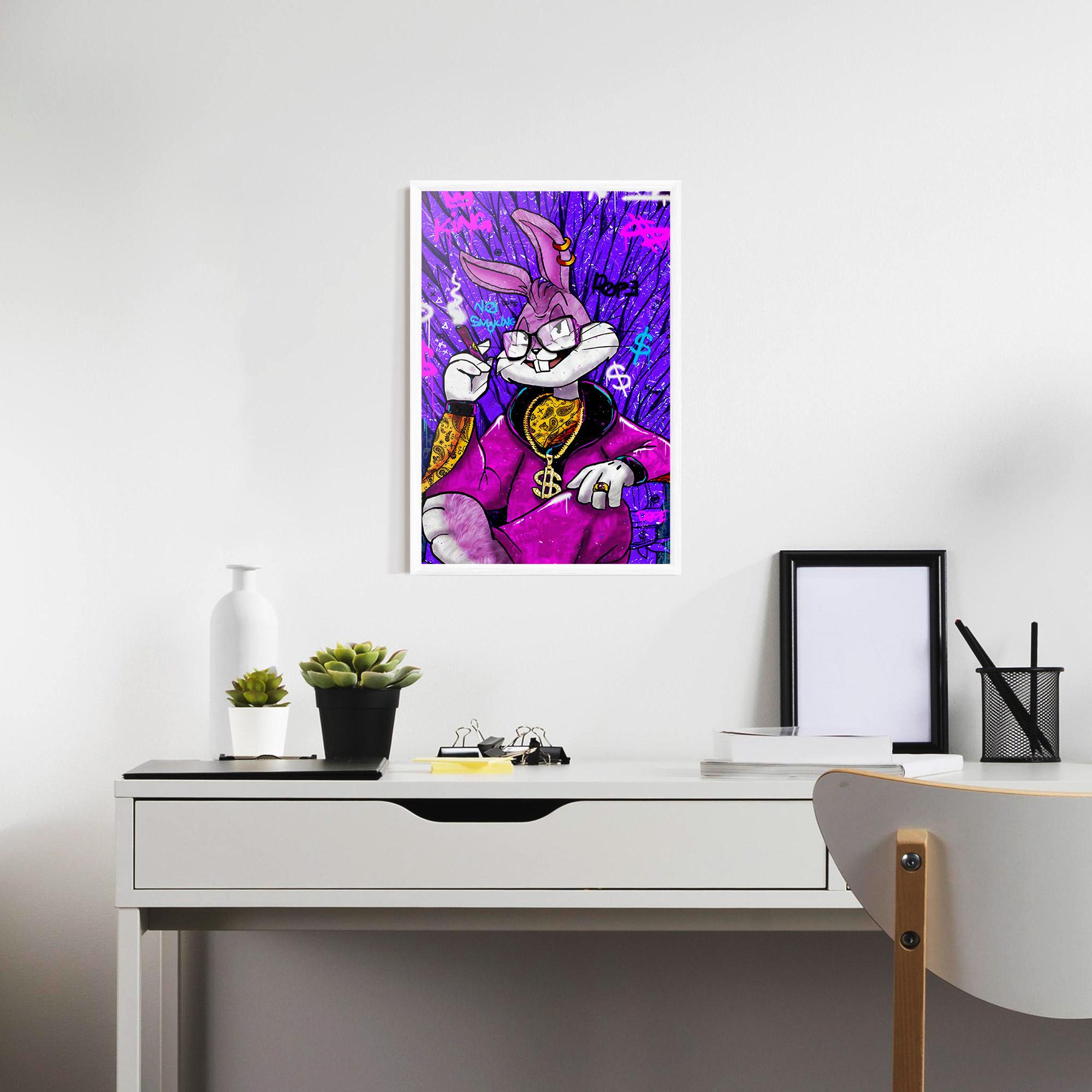 Poster Înrămat Boss Buny mockup 7