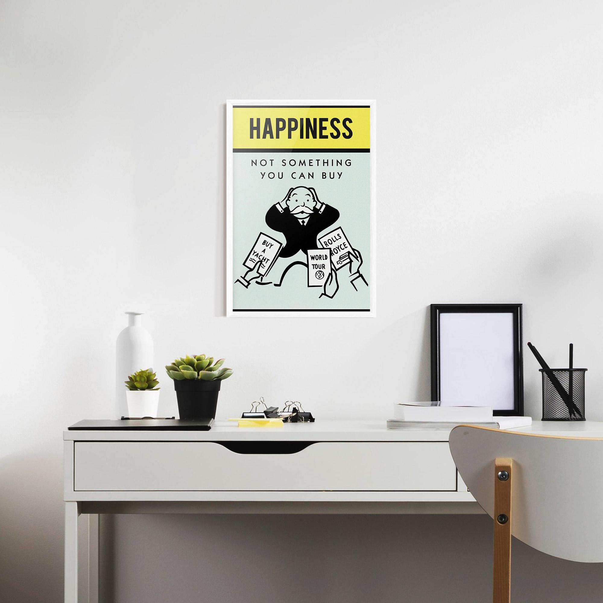 Poster Înrămat Happines mockup 7