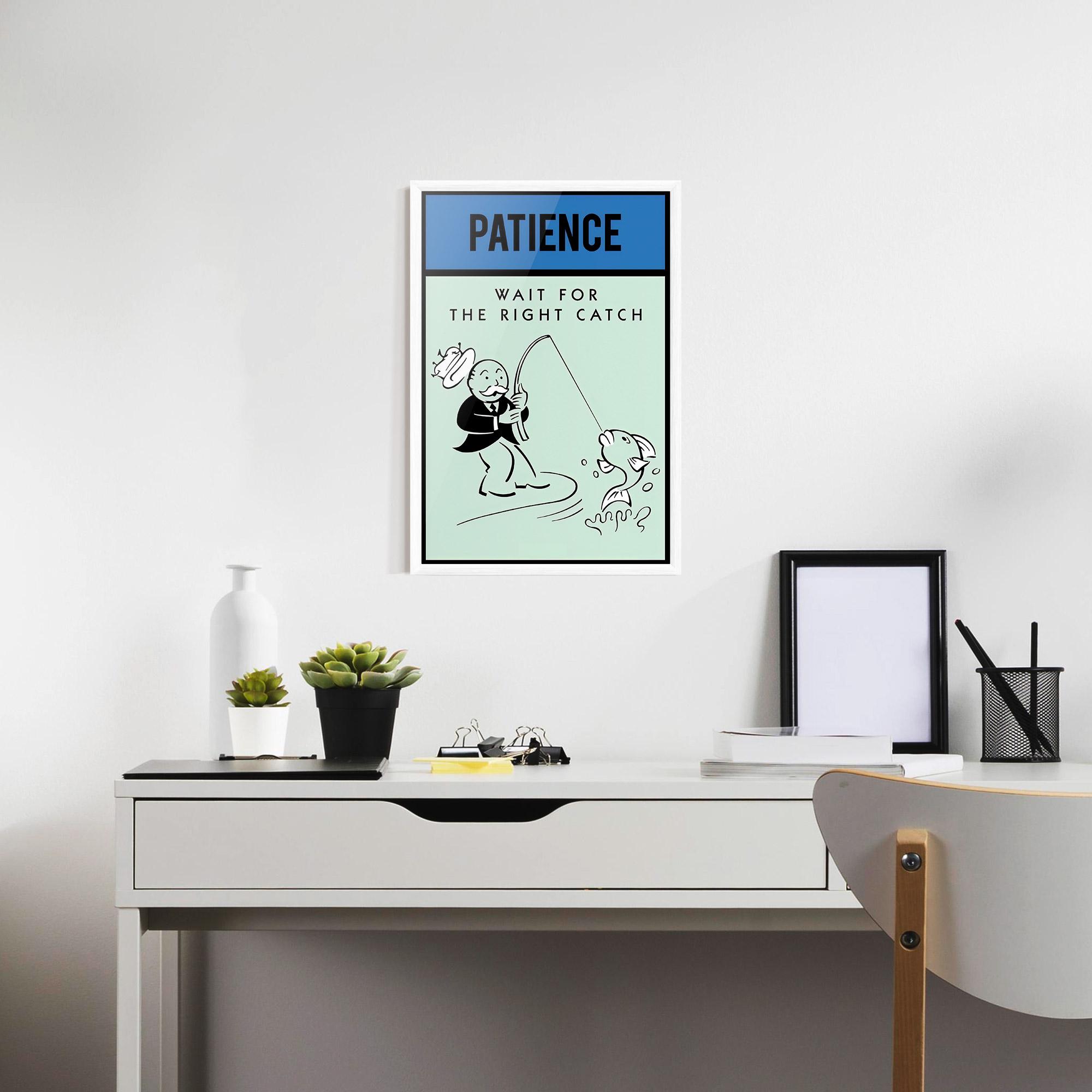 Poster Înrămat Patience mockup 7