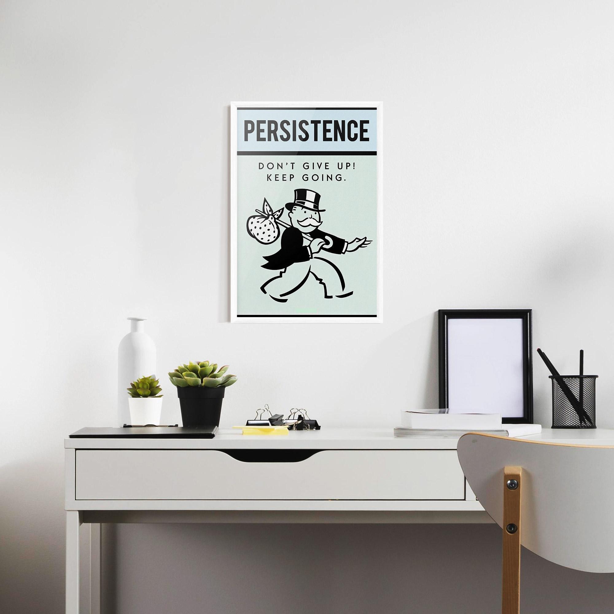 Poster Înrămat Persistence mockup 7