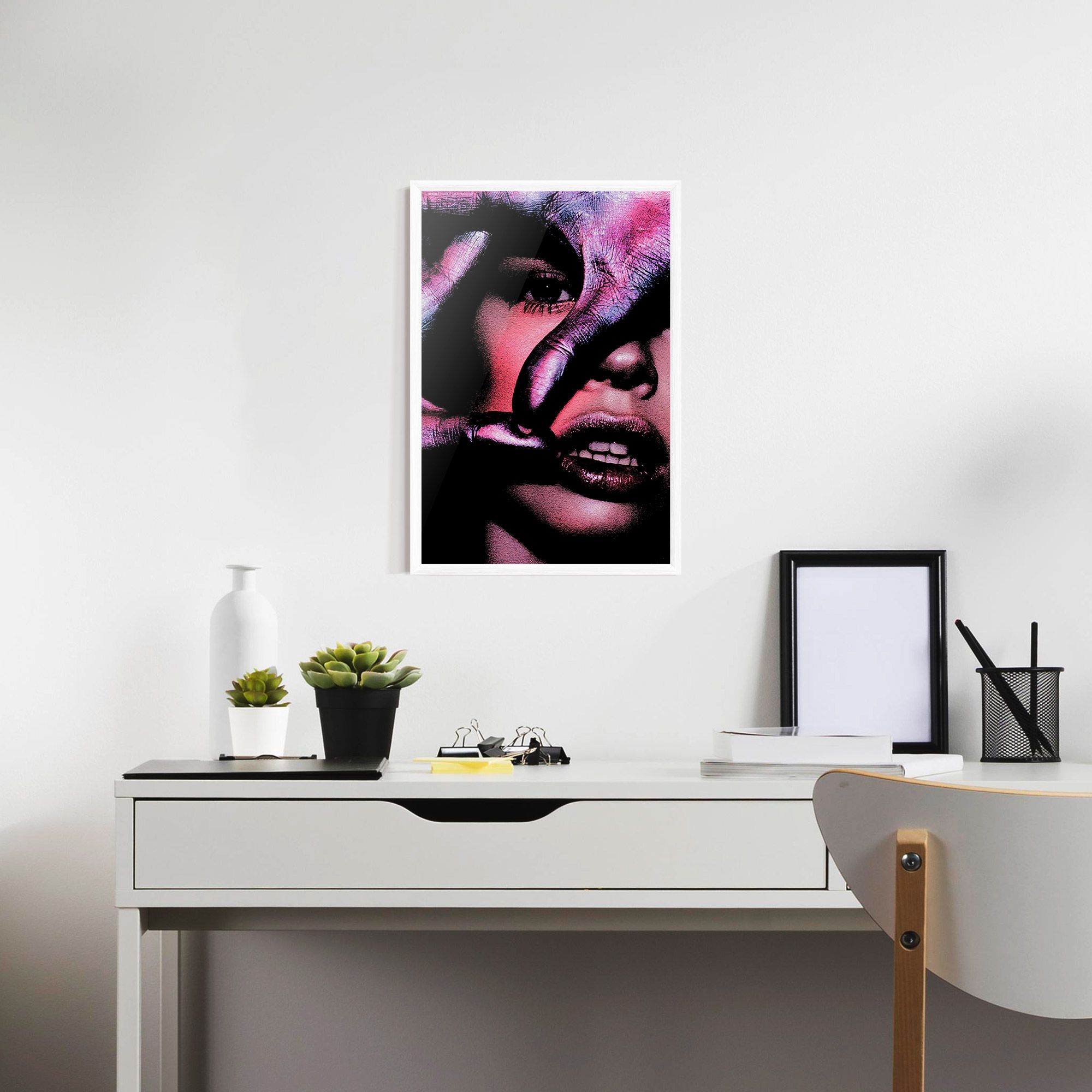 Purple Glitter Hand mockup 7