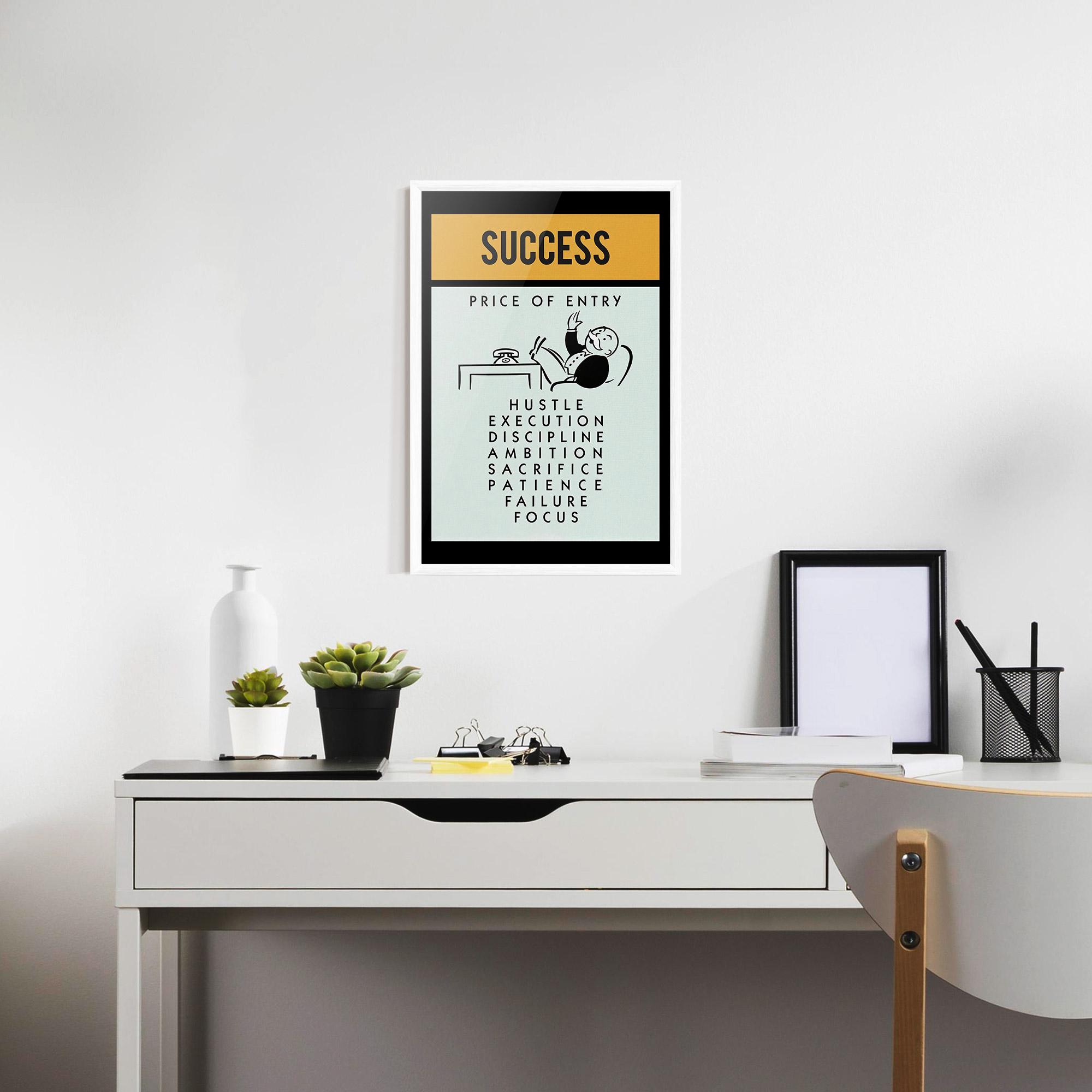 Poster Înrămat Successs mockup 7