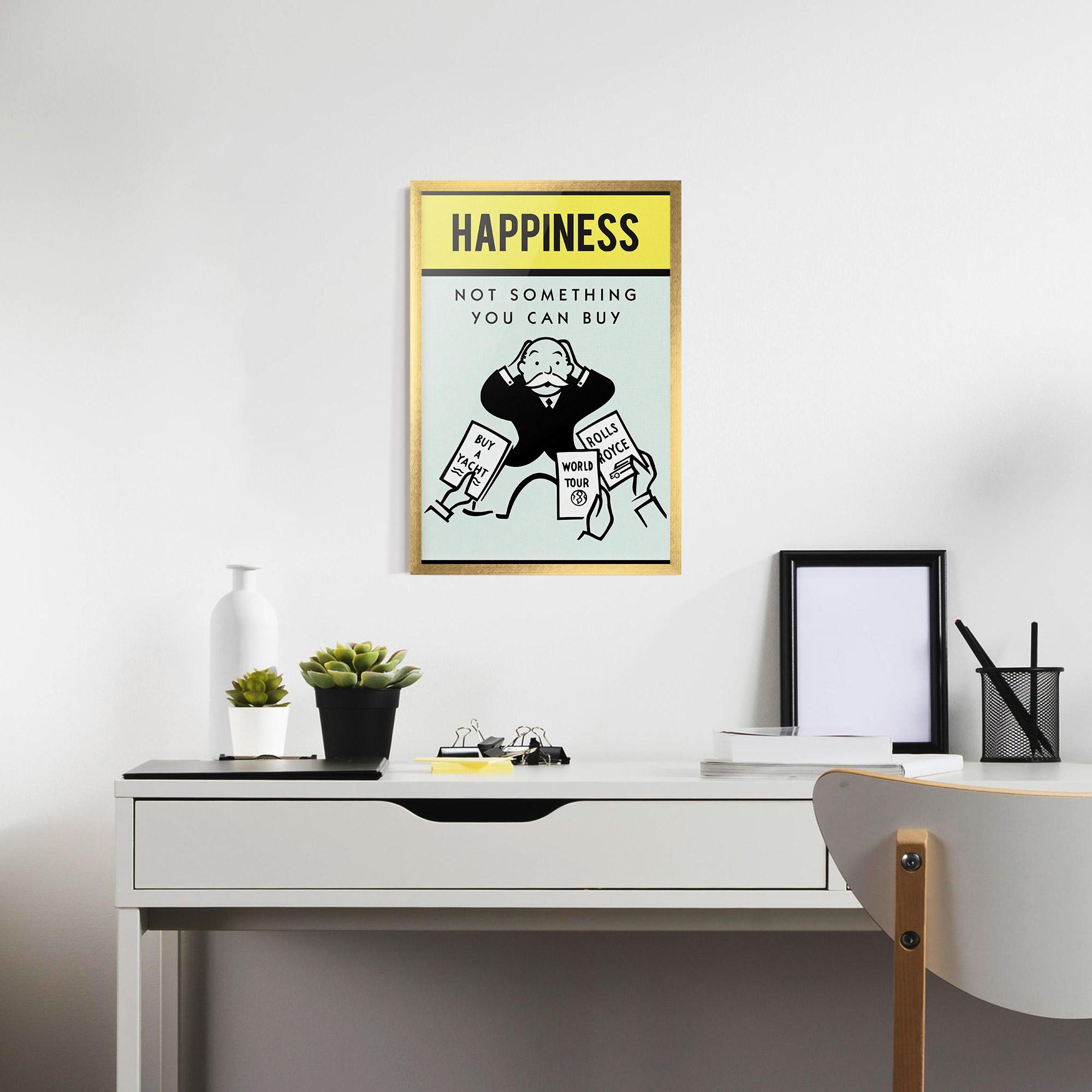 Poster Înrămat Happines mockup 7