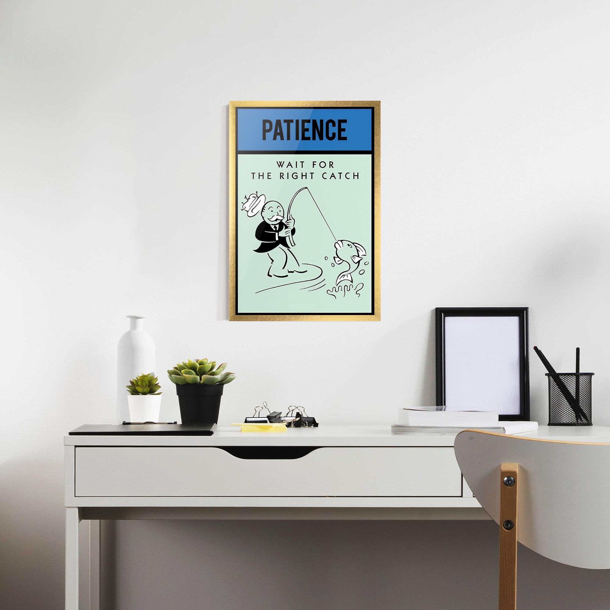 Poster Înrămat Patience mockup 7