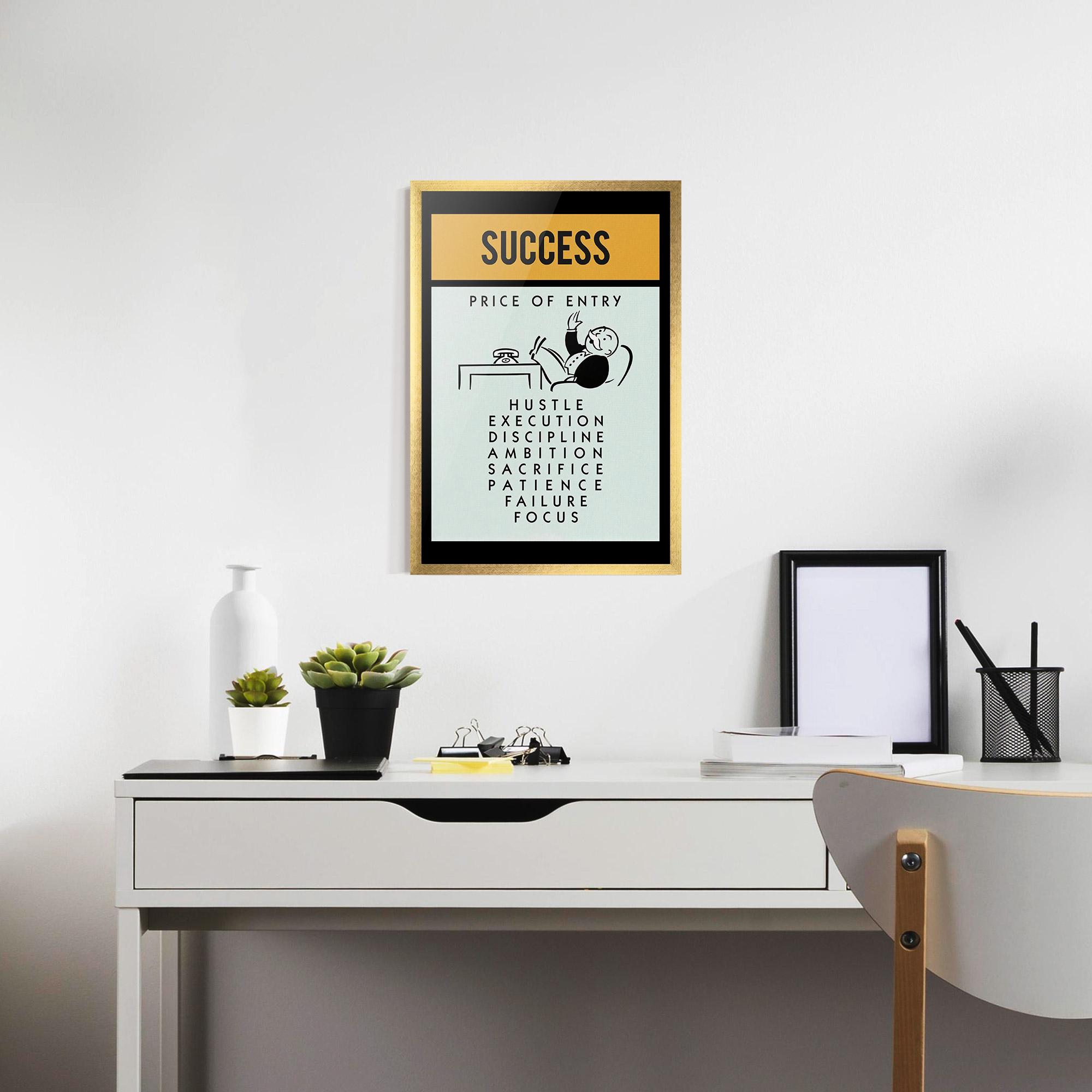 Poster Înrămat Successs mockup 7