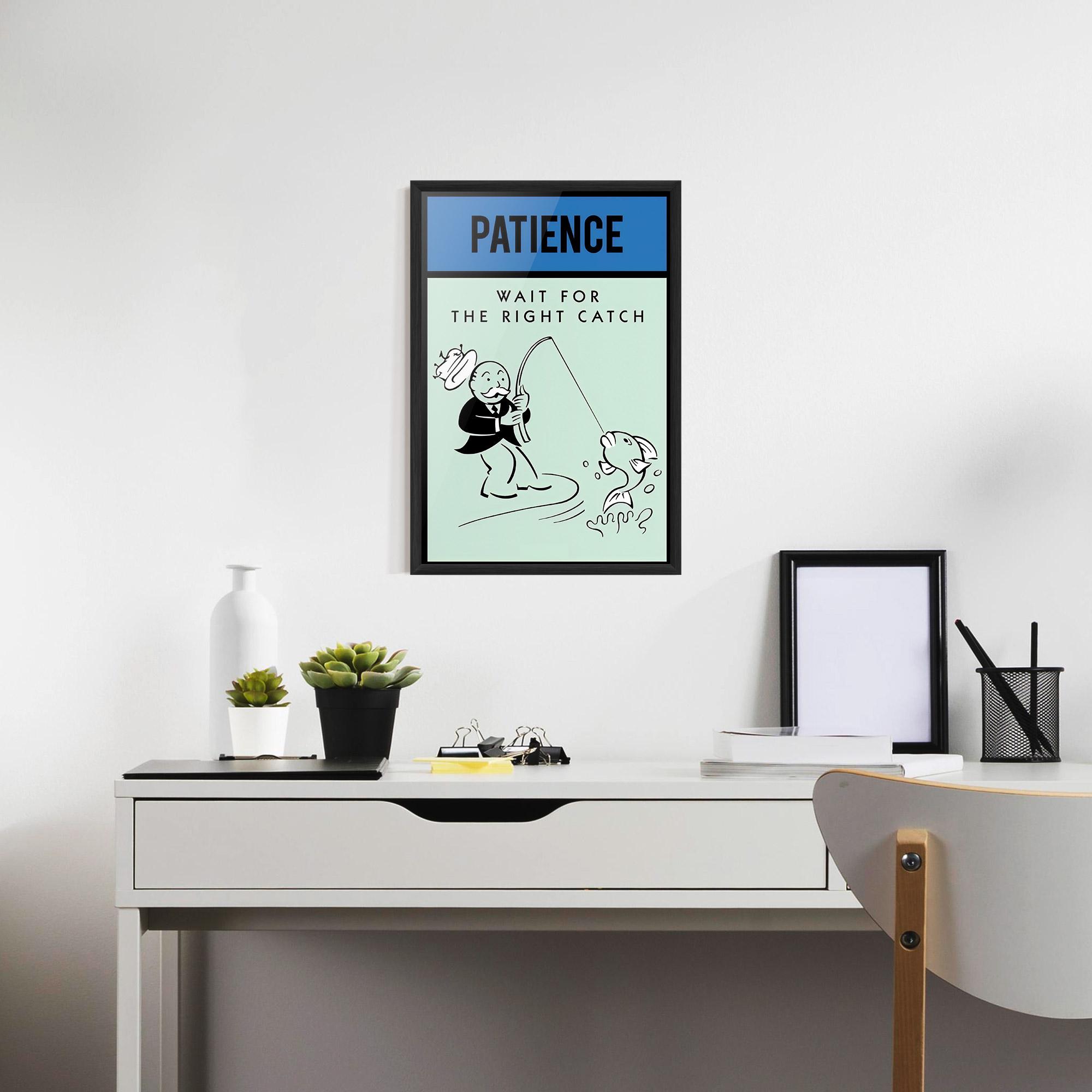 Poster Înrămat Patience mockup 7