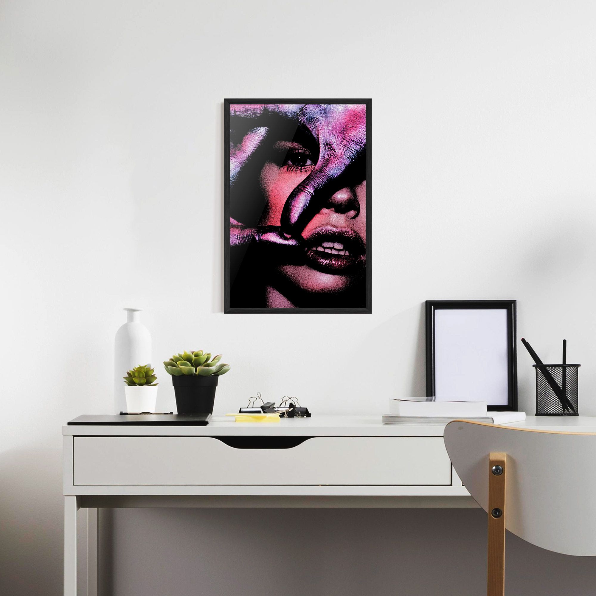 Purple Glitter Hand mockup 7