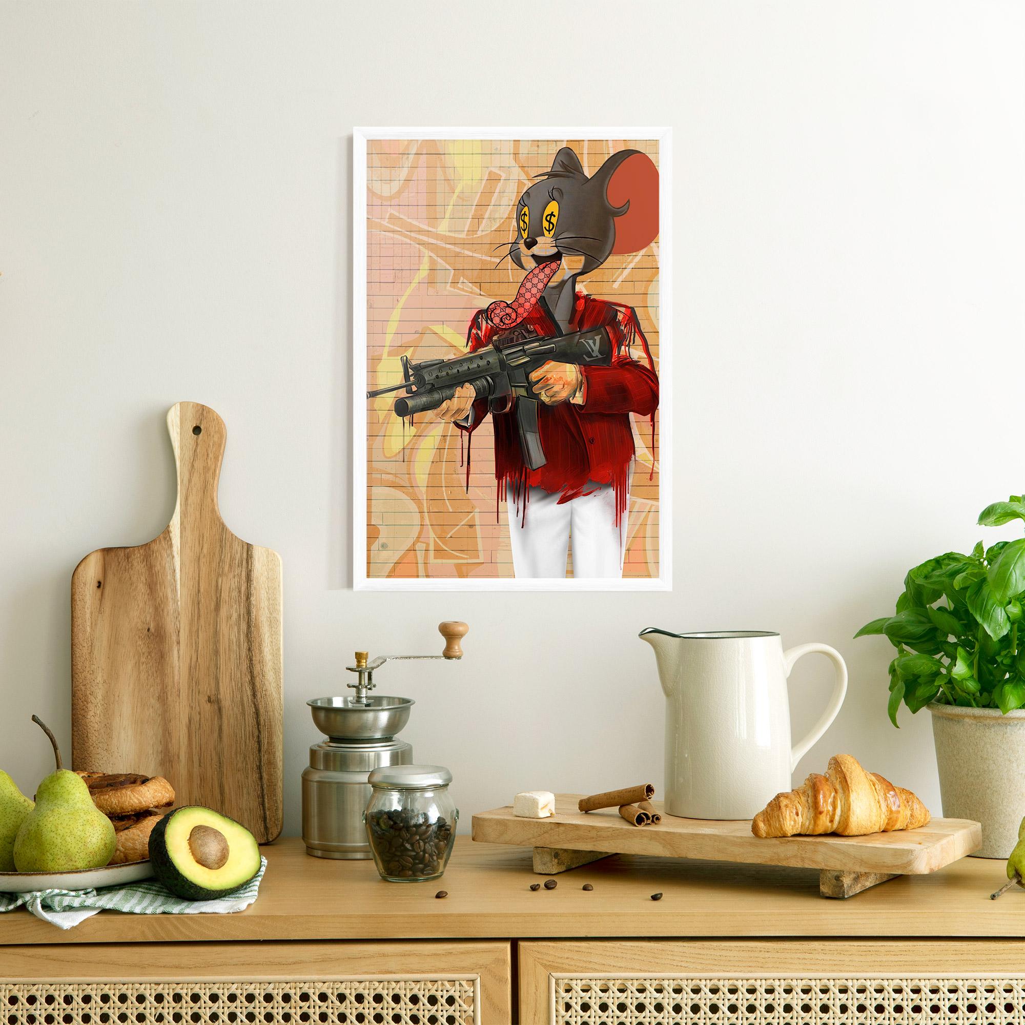 Poster Înrămat Jerry mockup 8