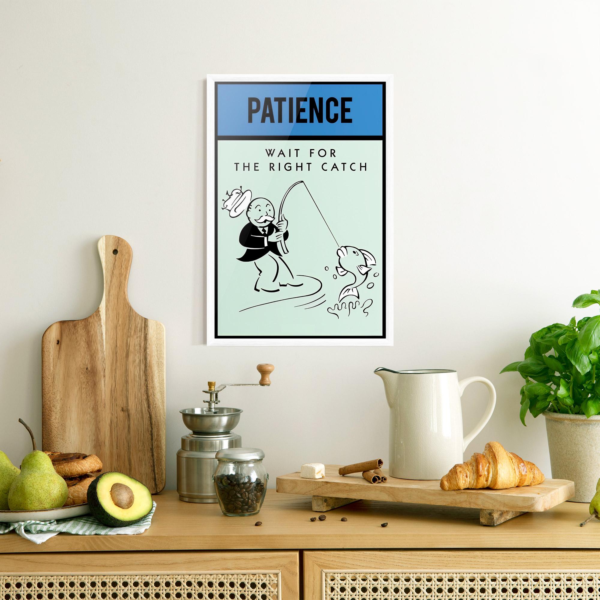 Poster Înrămat Patience mockup 8