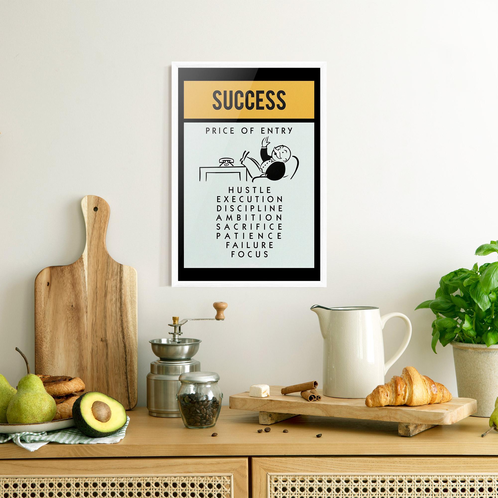 Poster Înrămat Successs mockup 8