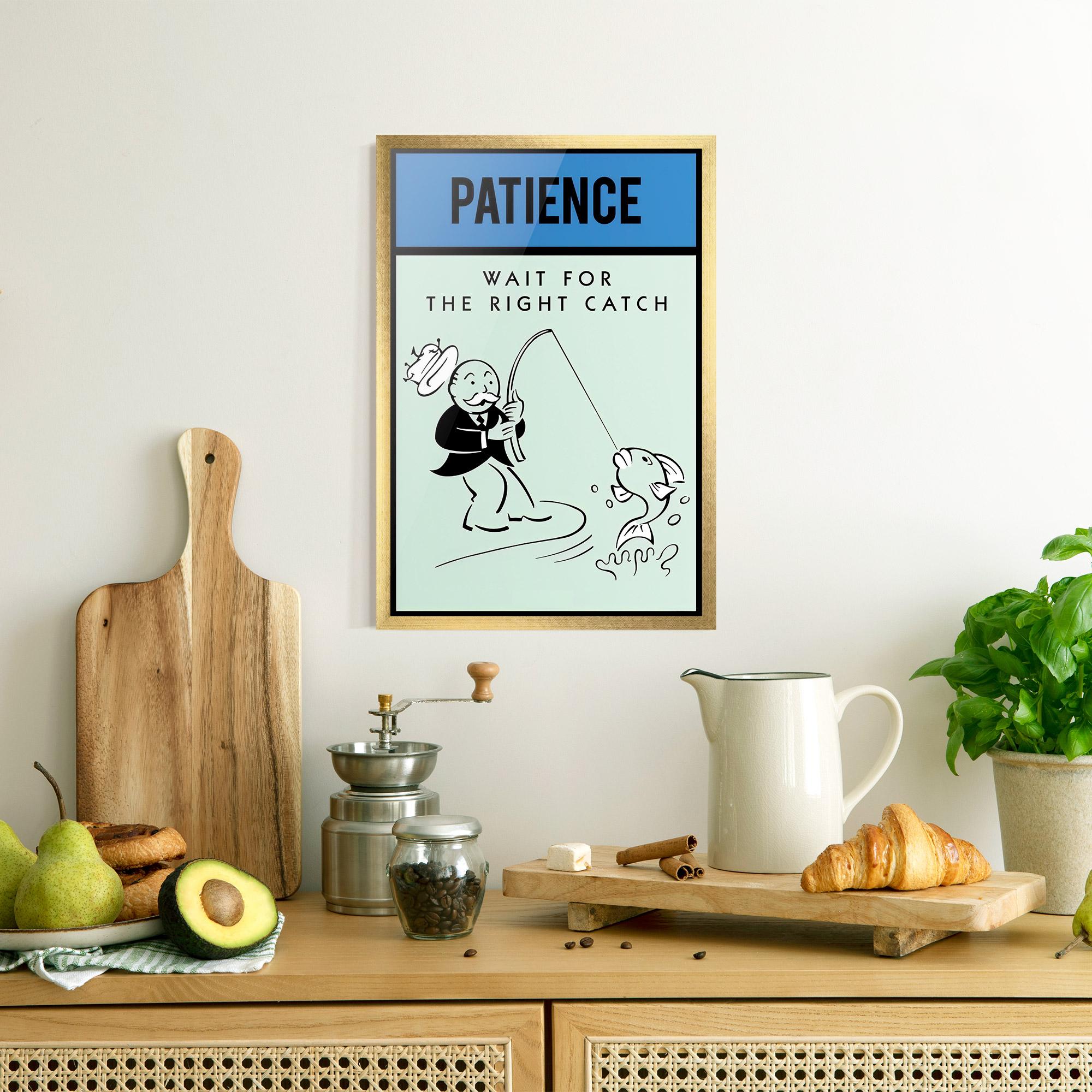 Poster Înrămat Patience mockup 8