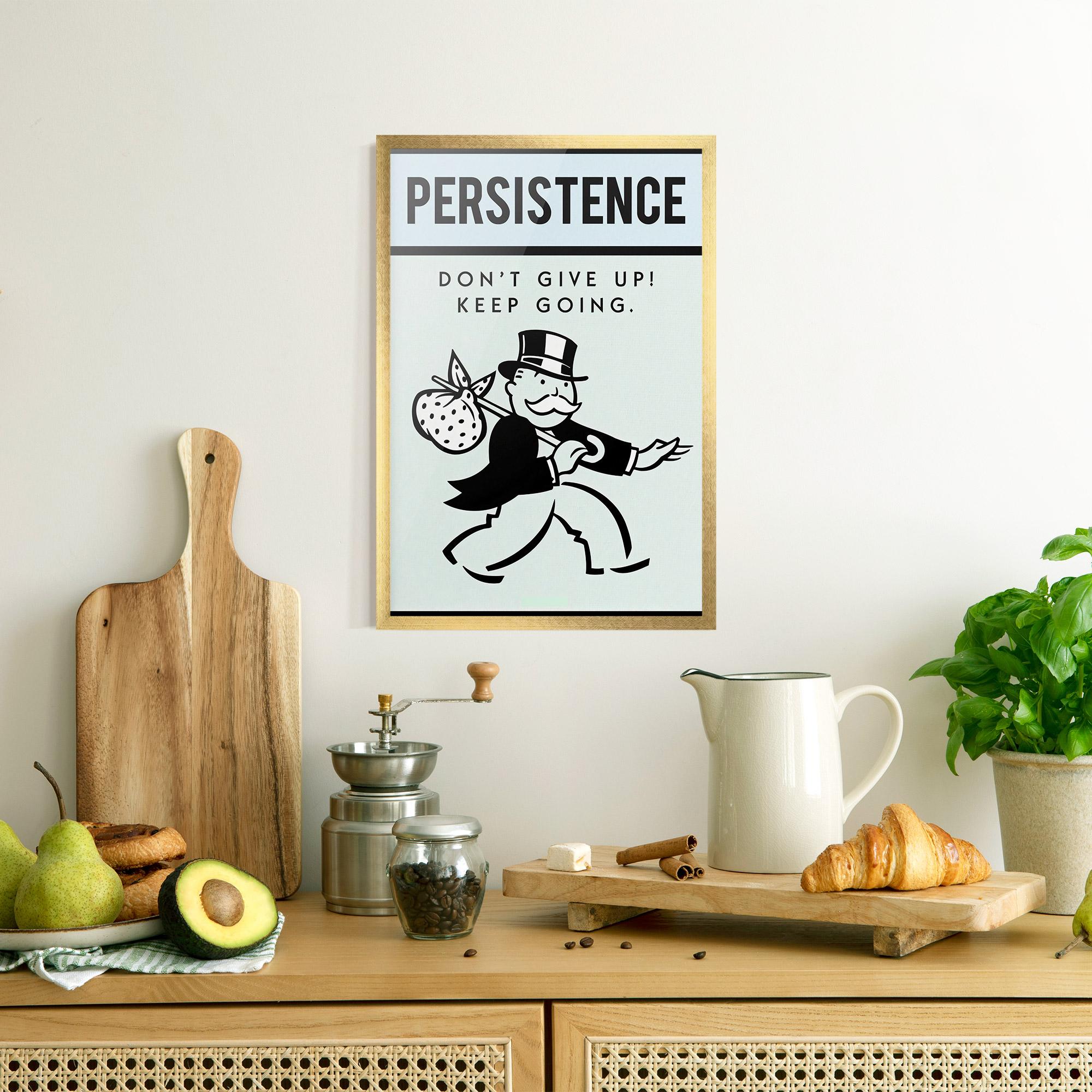 Poster Înrămat Persistence mockup 8