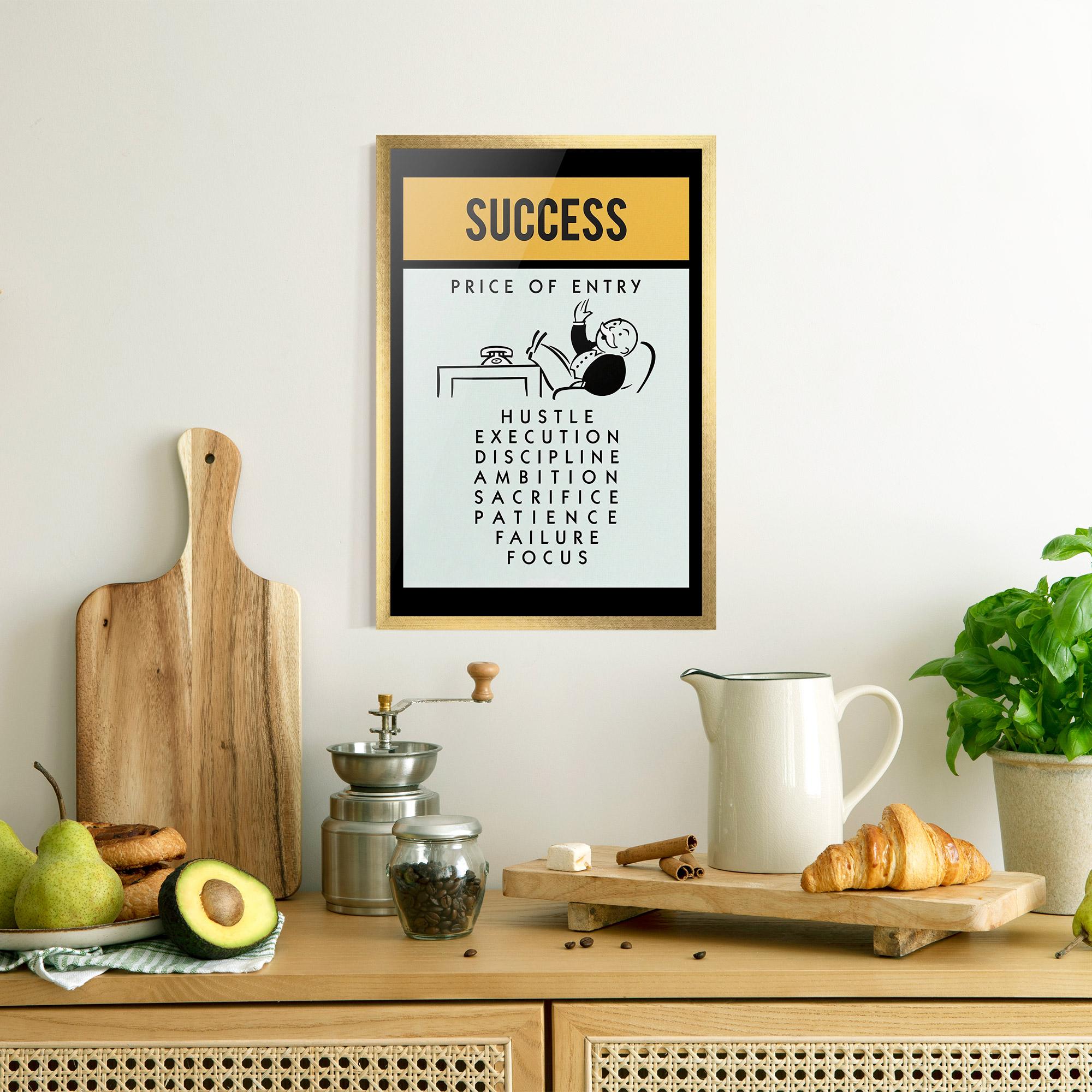 Poster Înrămat Successs mockup 8