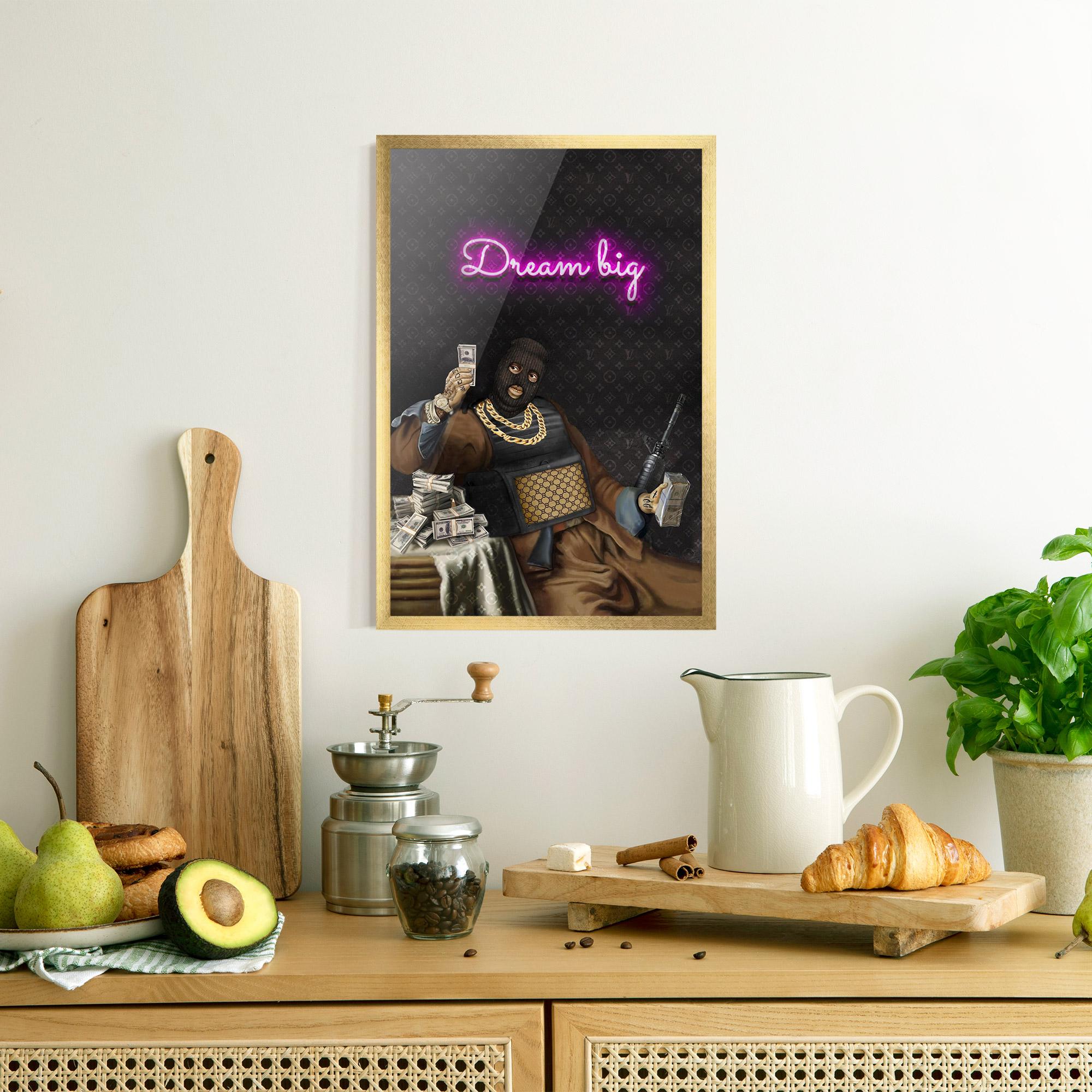 Poster Înrămat The Simple Pleasures In Life mockup 8