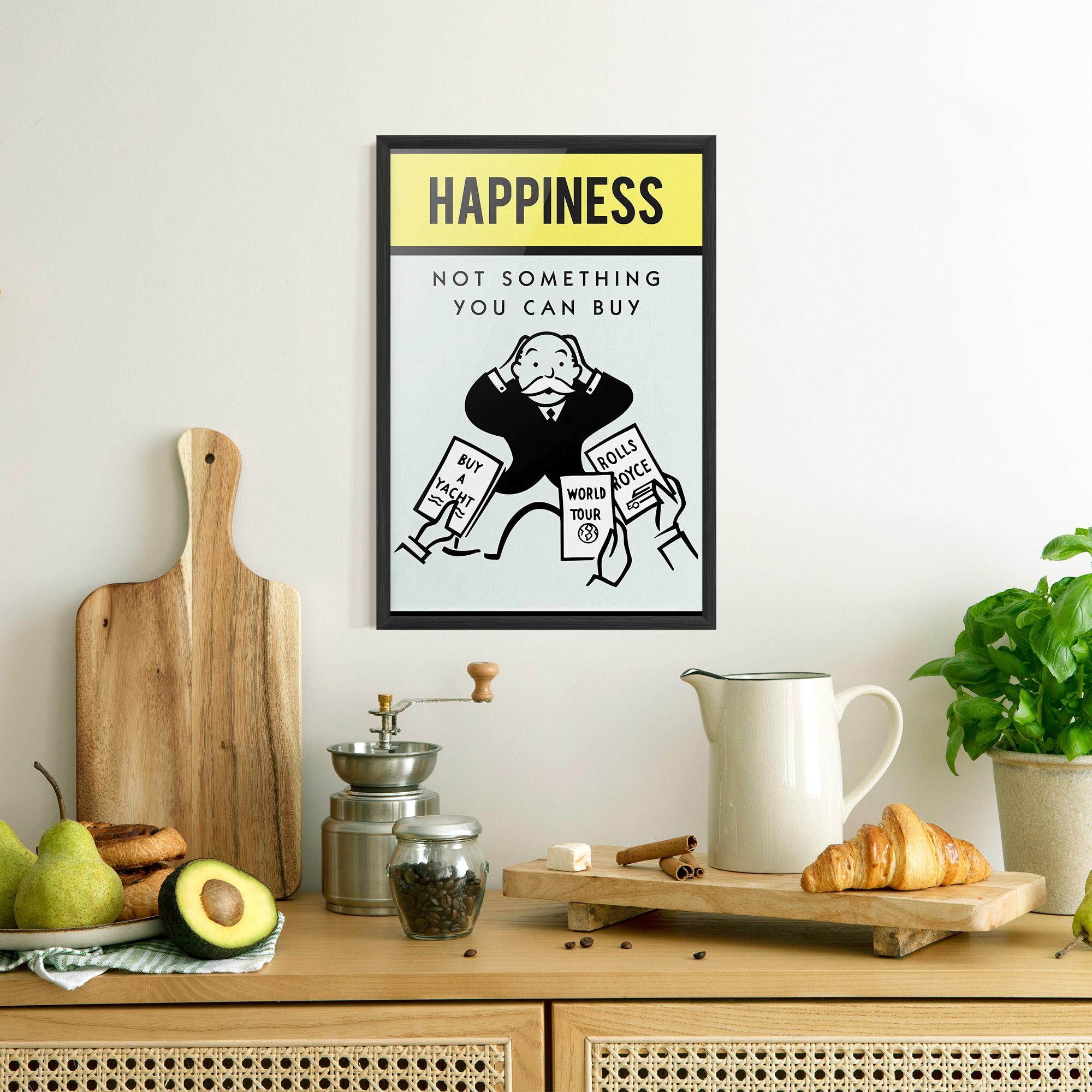 Poster Înrămat Happines mockup 8