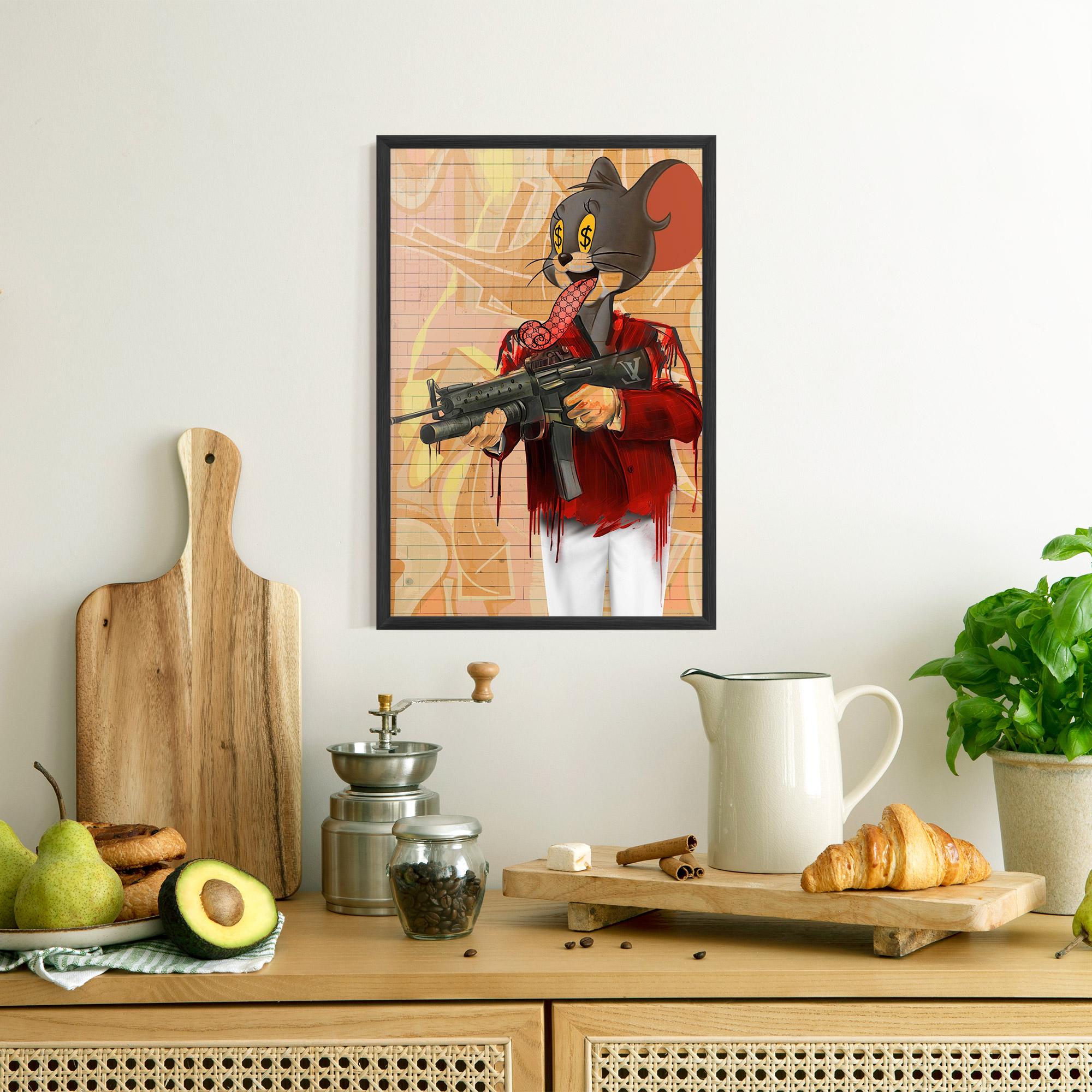 Poster Înrămat Jerry mockup 8