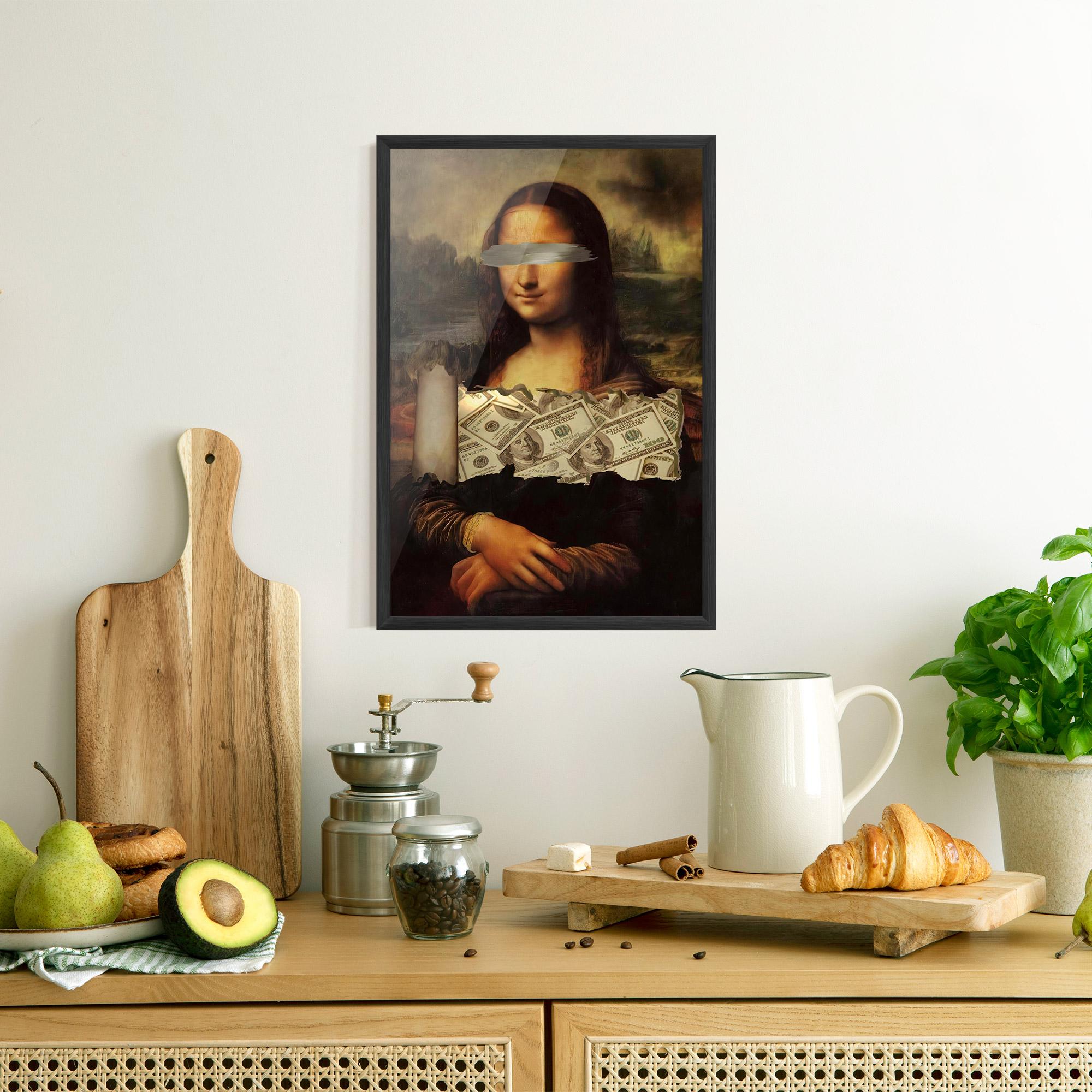 Poster Înrămat Money Lisa mockup 8