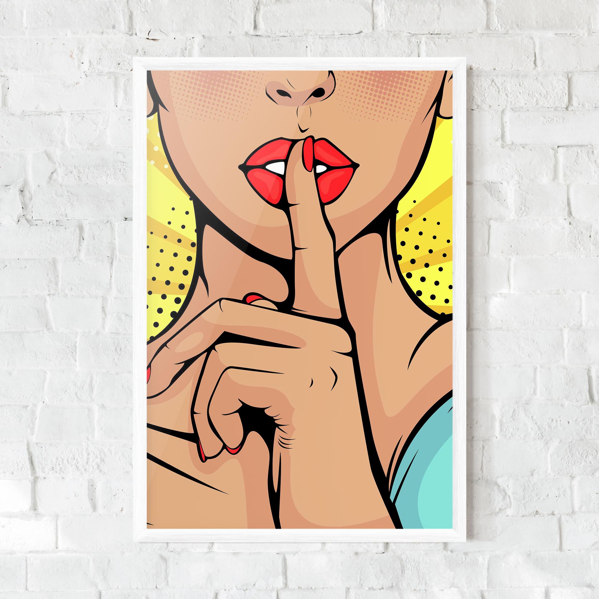 Poster Înrămat Sush Pop Art mockup 0