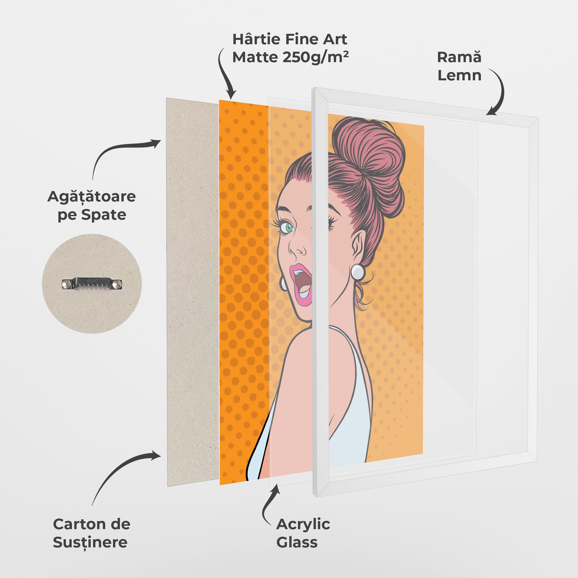 Pop Comic Lady mockup 1