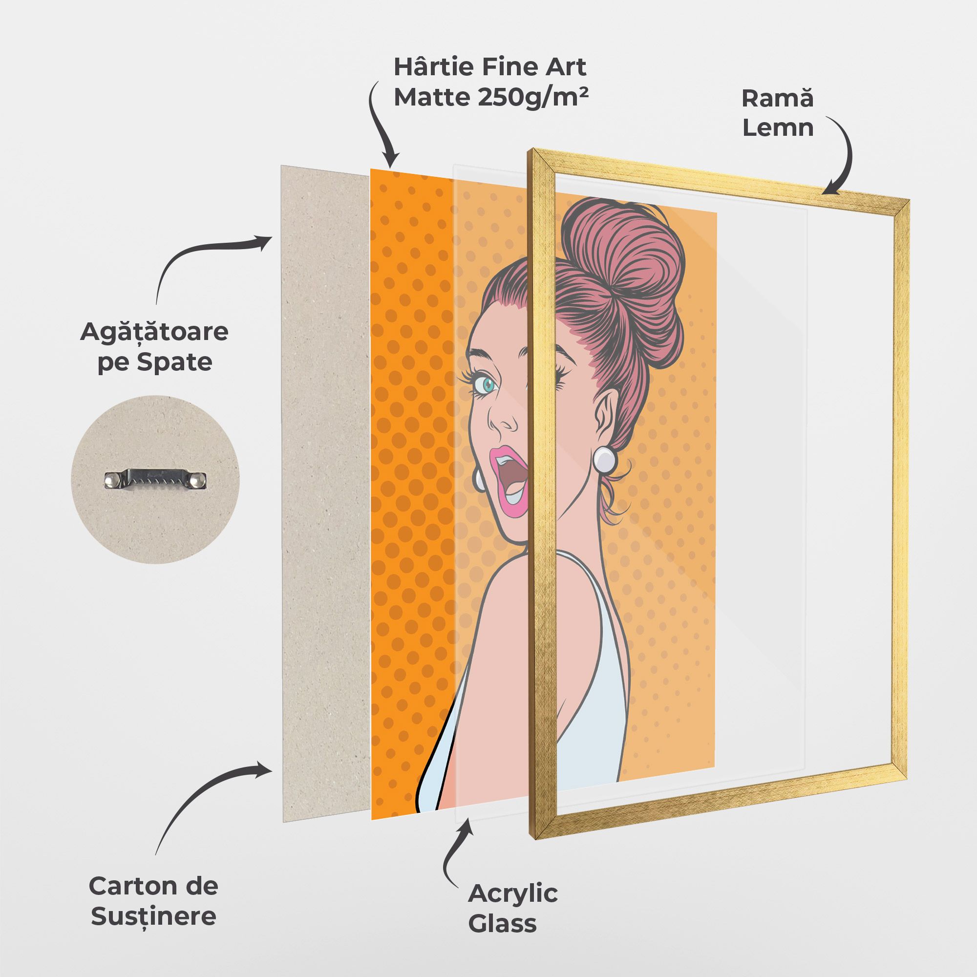 Pop Comic Lady mockup 1