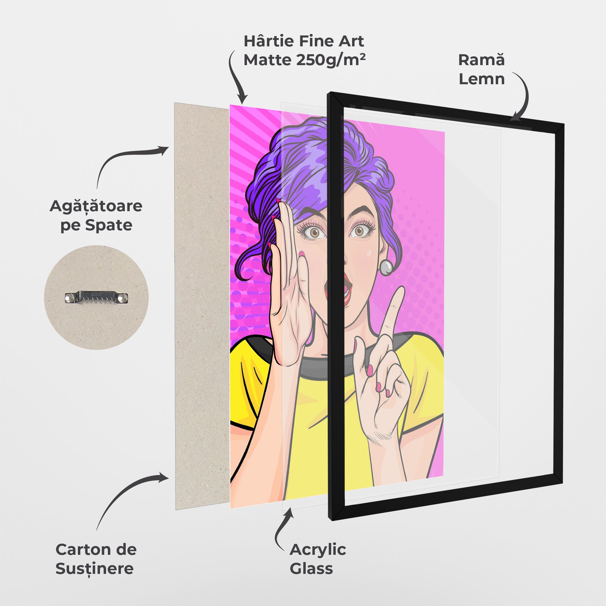 Surprised Pop Woman mockup 1