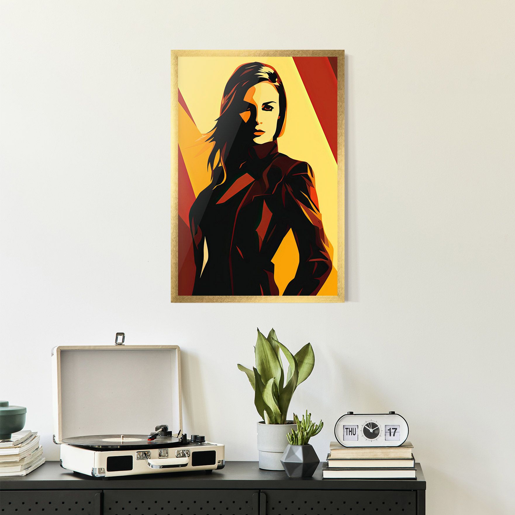 Pop Graphical Woman mockup 2