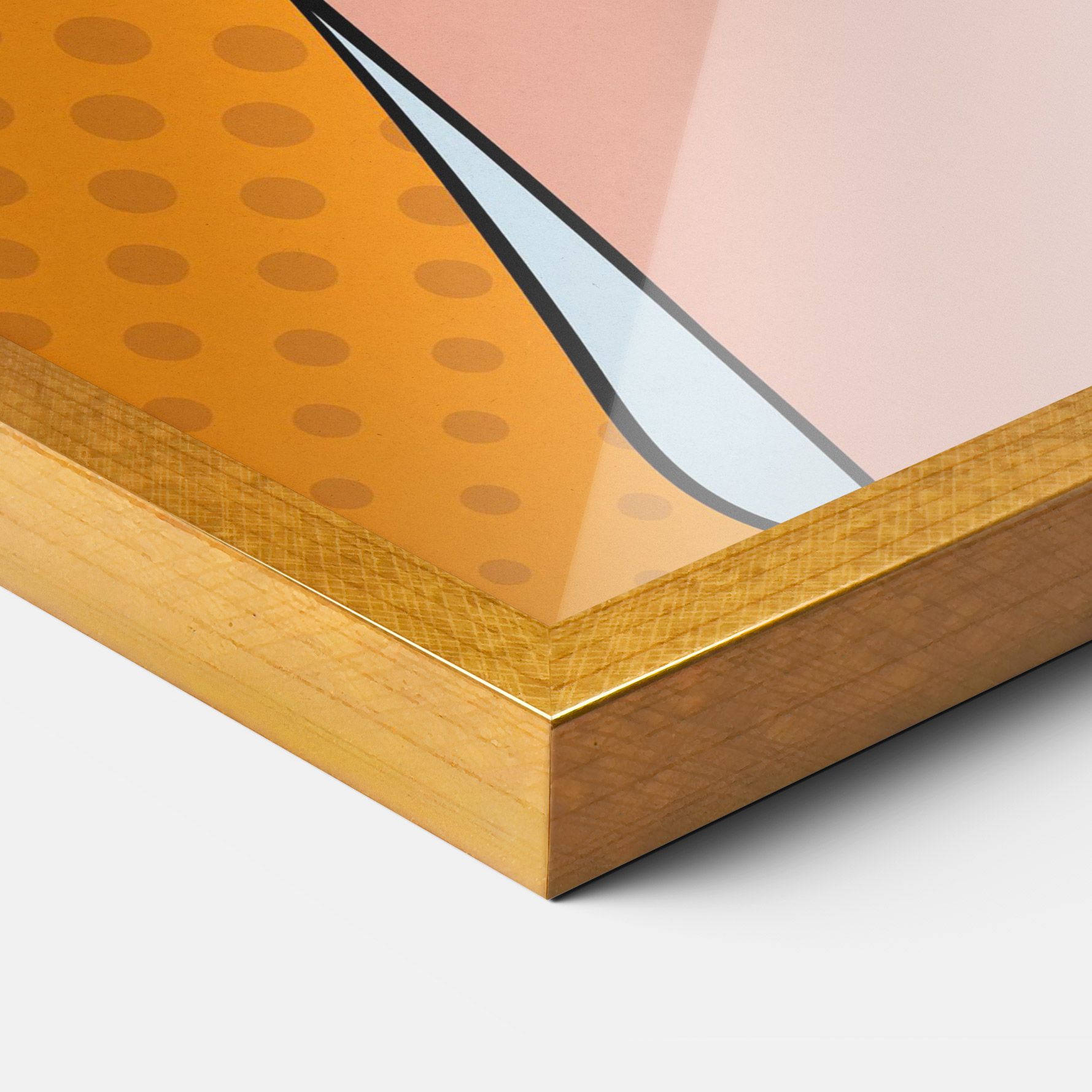 Pop Comic Lady mockup 3